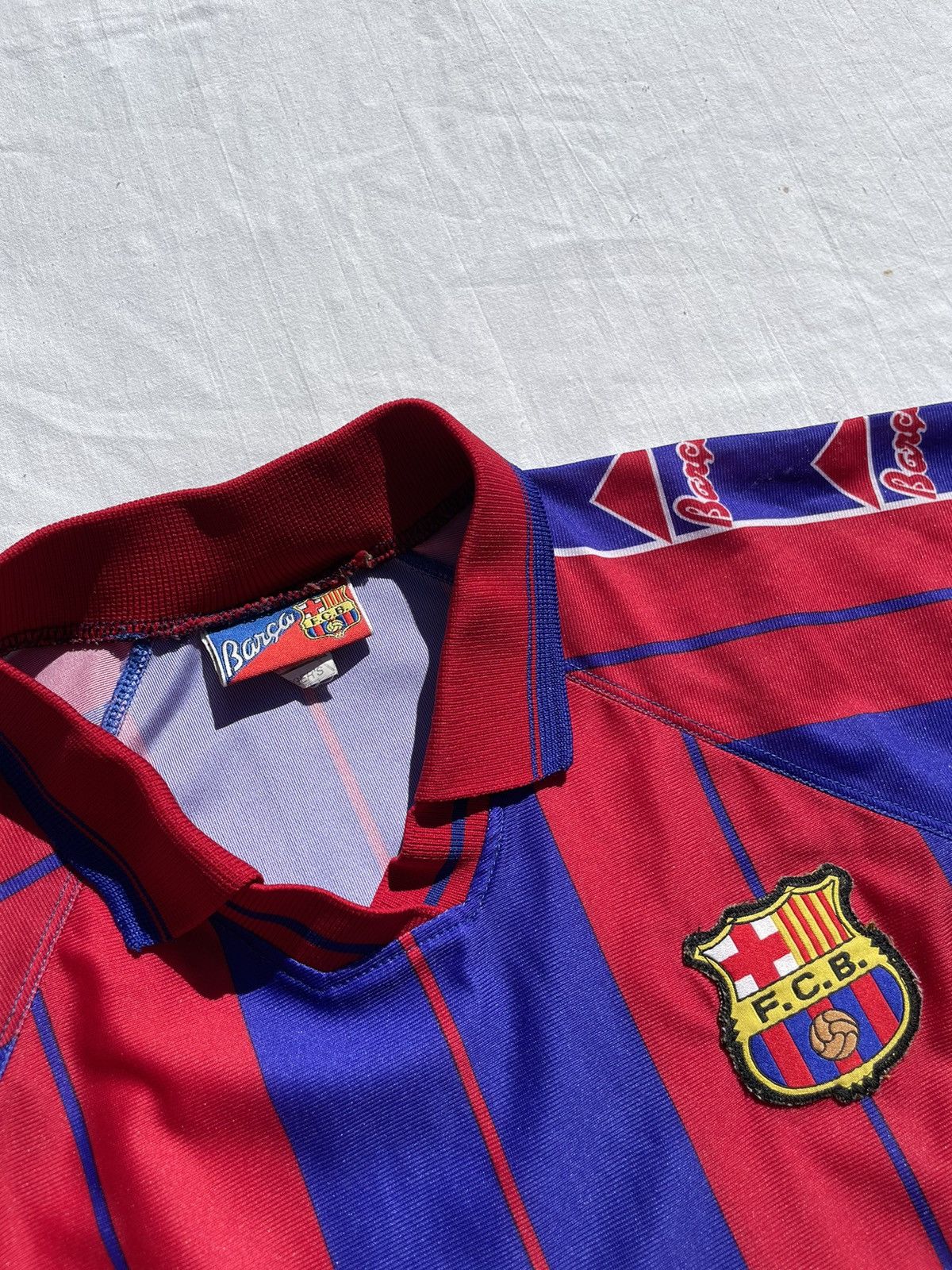 Vintage Vintage F.C.Barca T-Shirt Size US XXL / EU 58 / 5 - 3 Thumbnail