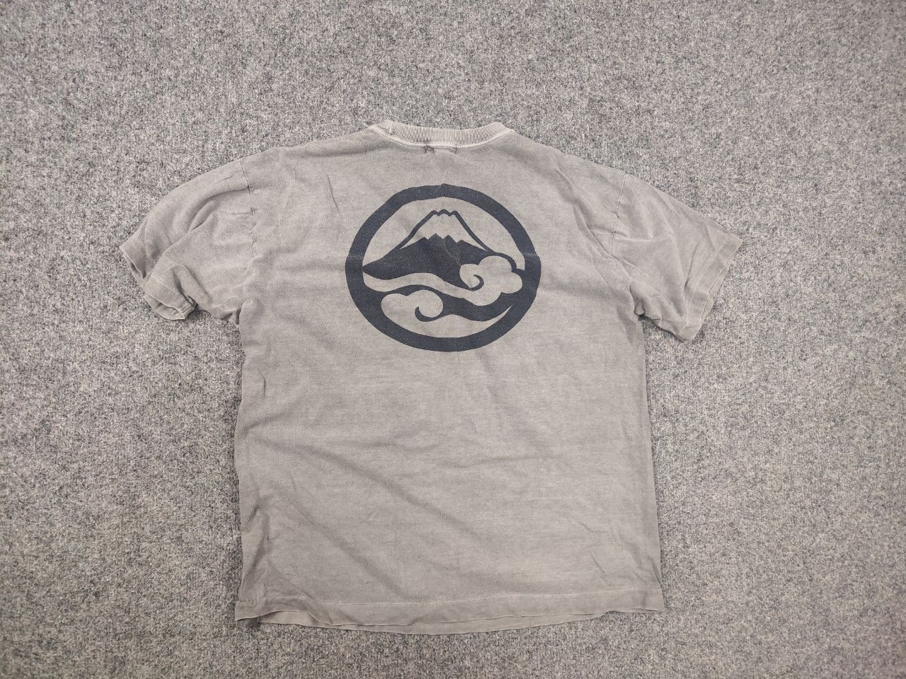 Japanese Brand Vintage Kume JP Tokyo Graphic Tee Shirt Gray Japan Hokusai Size US M / EU 48-50 / 2 - 10 Thumbnail