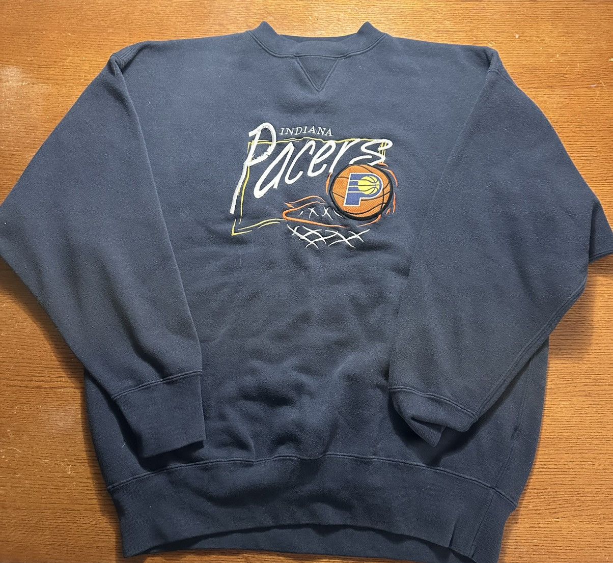 NBA Vintage Pacers Crewneck Size US XL / EU 56 / 4 - 1 Thumbnail