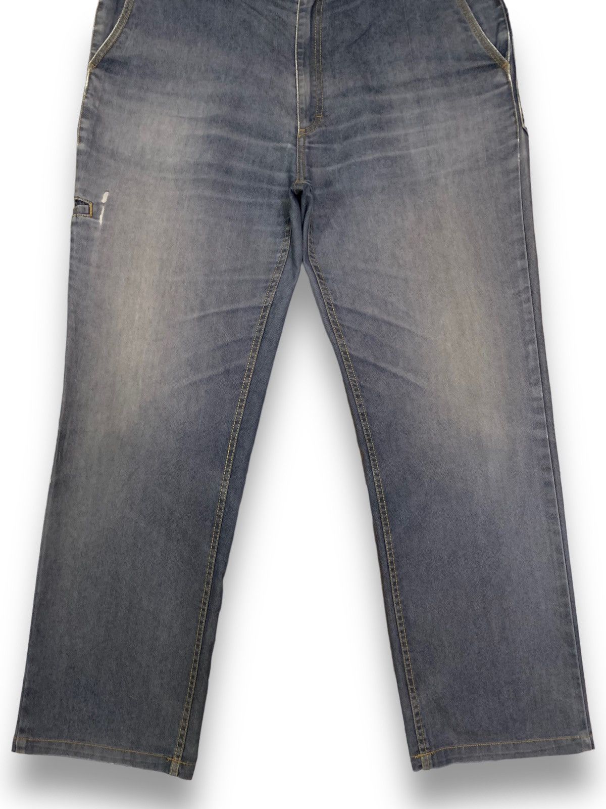 Japanese Brand Vintage Comme Le Vent Multi-pockets Baggy Carpenter Jeans Size US 34 / EU 50 - 9 Thumbnail