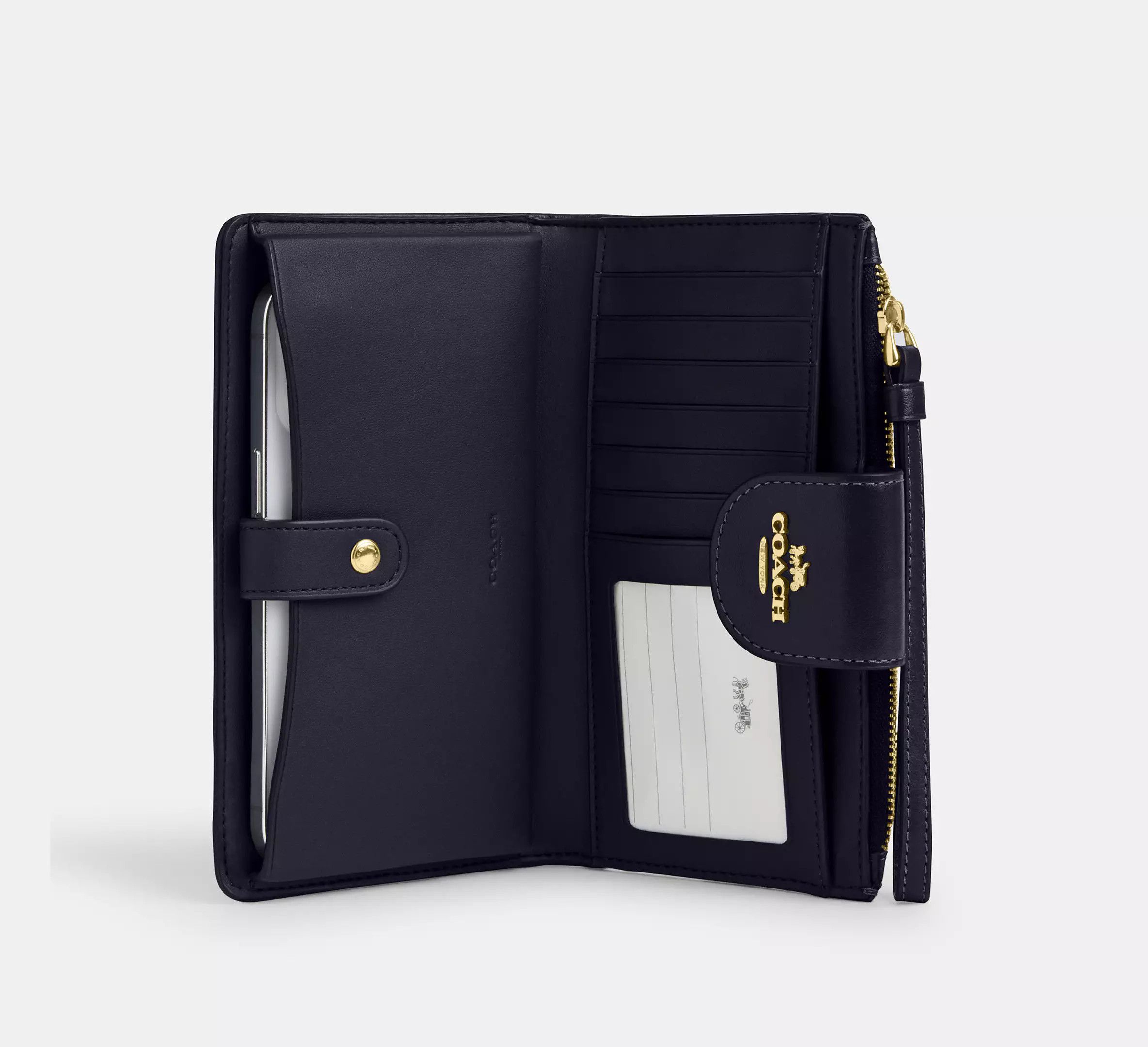 Coach Phone Wallet In Signature Jacquard CU990 Size ONE SIZE - 4 Thumbnail