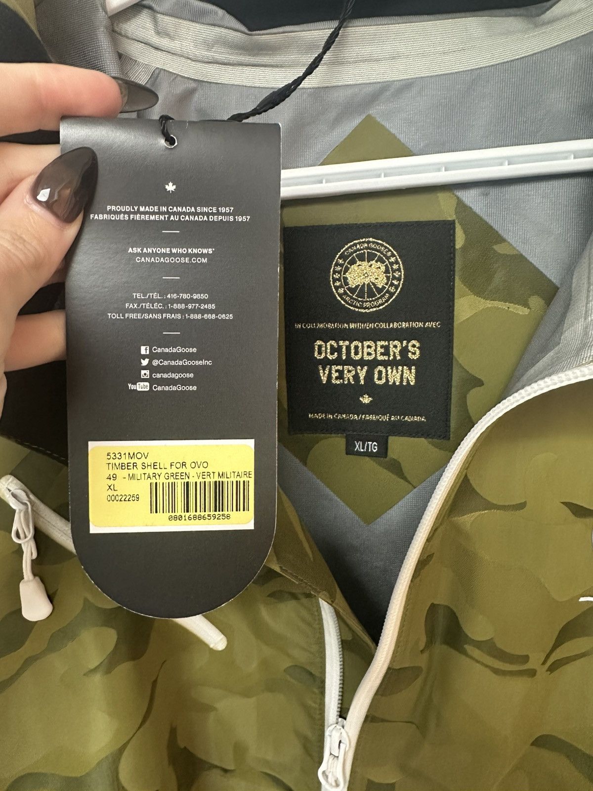 Canada Goose × October's Very Own Canada Goose x OVO Camo Jacket Size US XL / EU 56 / 4 - 3 Thumbnail