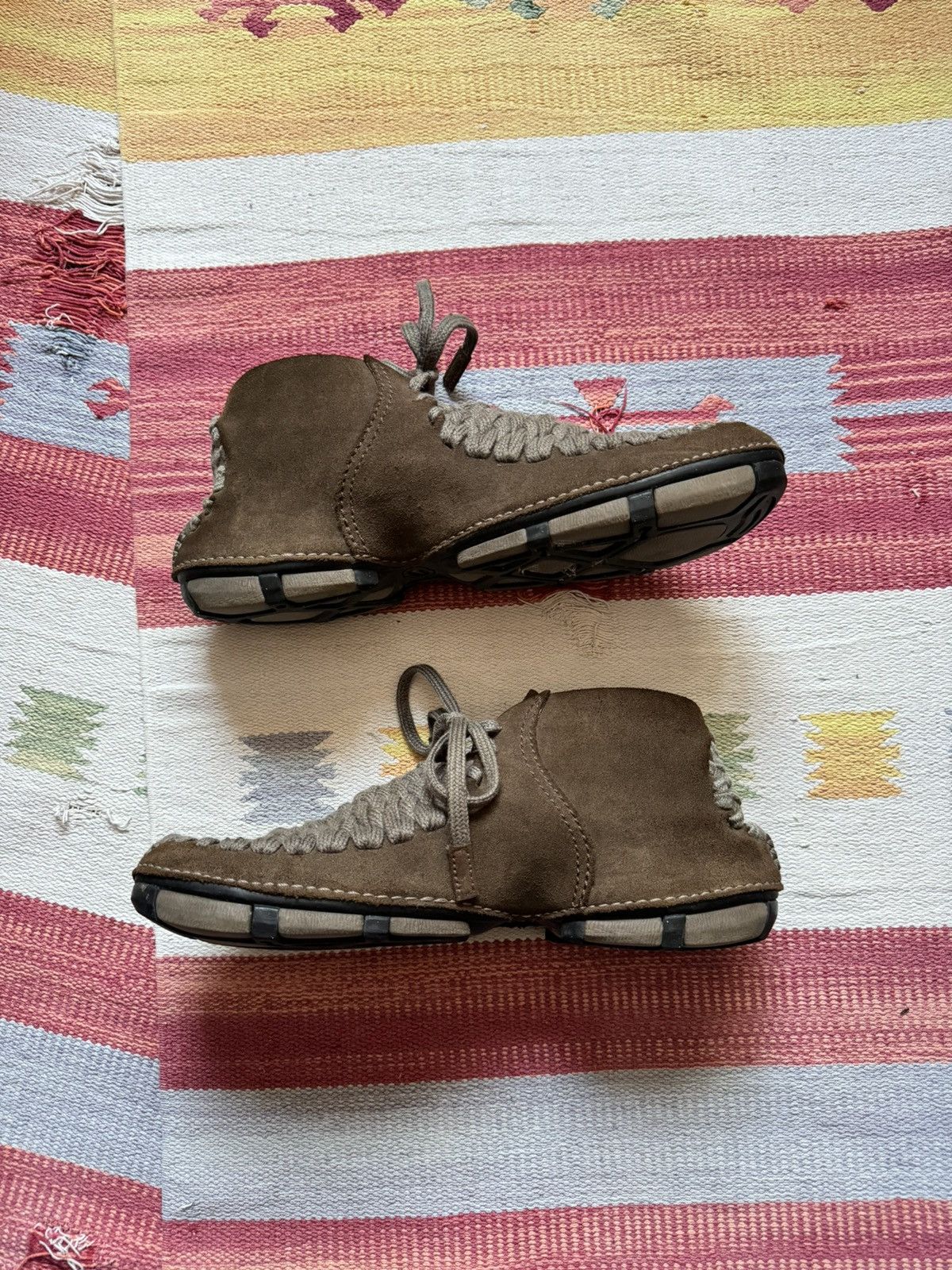 Vintage Vintage 00’s Nike y2k Brown Leather Considered Boot Size US 11 / EU 44 - 3 Thumbnail