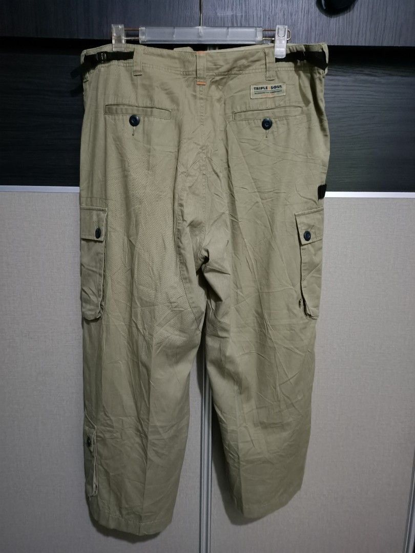 Triple 5 Soul Y2K Triple Five Soul Baggy Cargo Pants W32–36 Size US 32 / EU 48 - 3 Thumbnail
