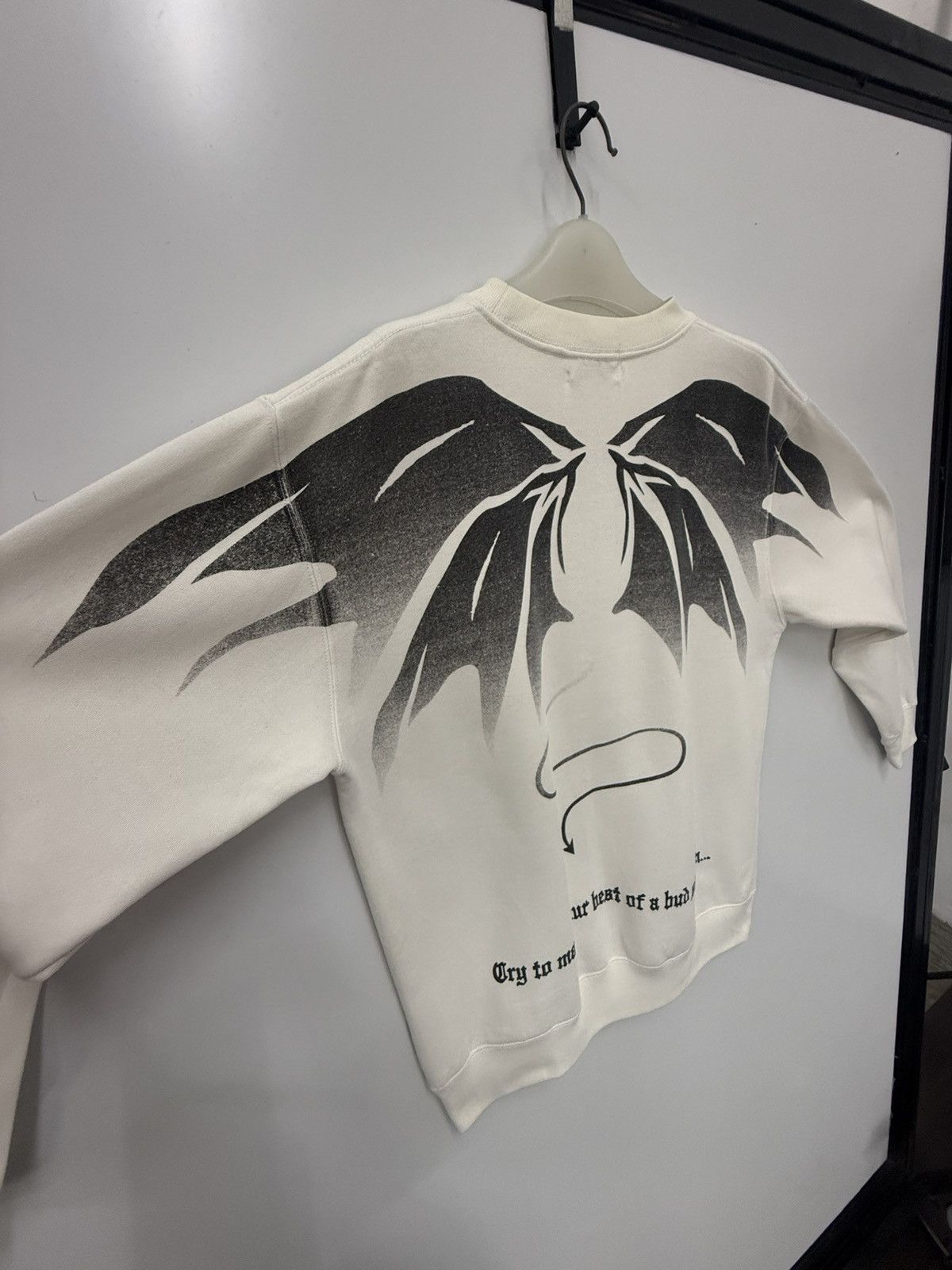 🔥 Japan Streetwear Karma Complete Wing Skull Gothic Sweat