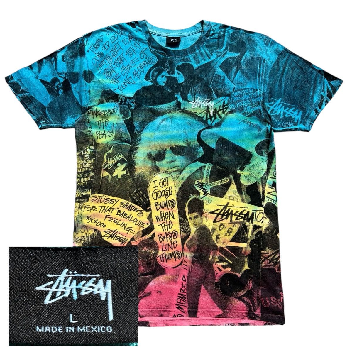 Stussy 🔥GRAIL RARE Vintage 90’s Tye Dye Og Stussy All Over Print Size US L / EU 52-54 / 3 - 1 Thumbnail