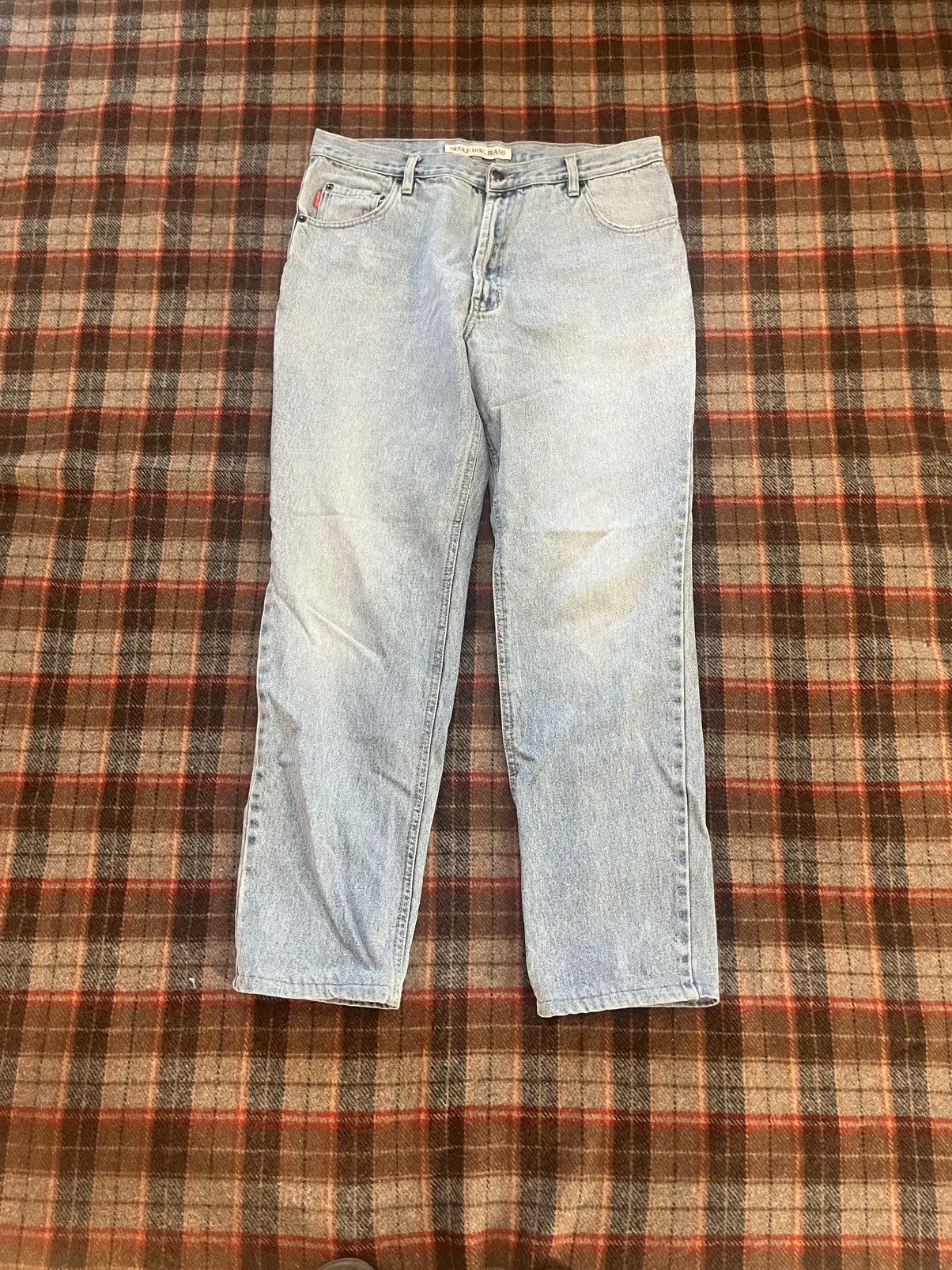 Bugle Boy Vintage Y2K 2000 Light Washed grunge Denim bugle boy 34” Size US 34 / EU 50 - 1 Thumbnail