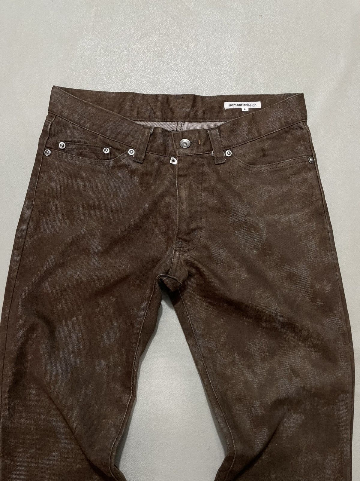 Le Grande Bleu (L.G.B.) Semantic Abstract Flare Jeans Mudwash tornado mart style Size US 29 - 2 Thumbnail