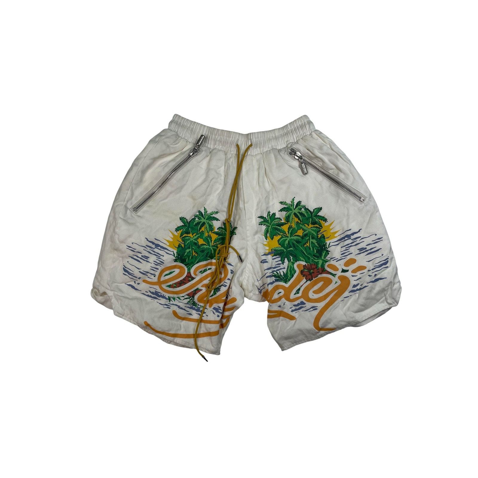 Rhude Rhude Floral Multi Cream Shorts Size US 30 / EU 46 - 1 Thumbnail