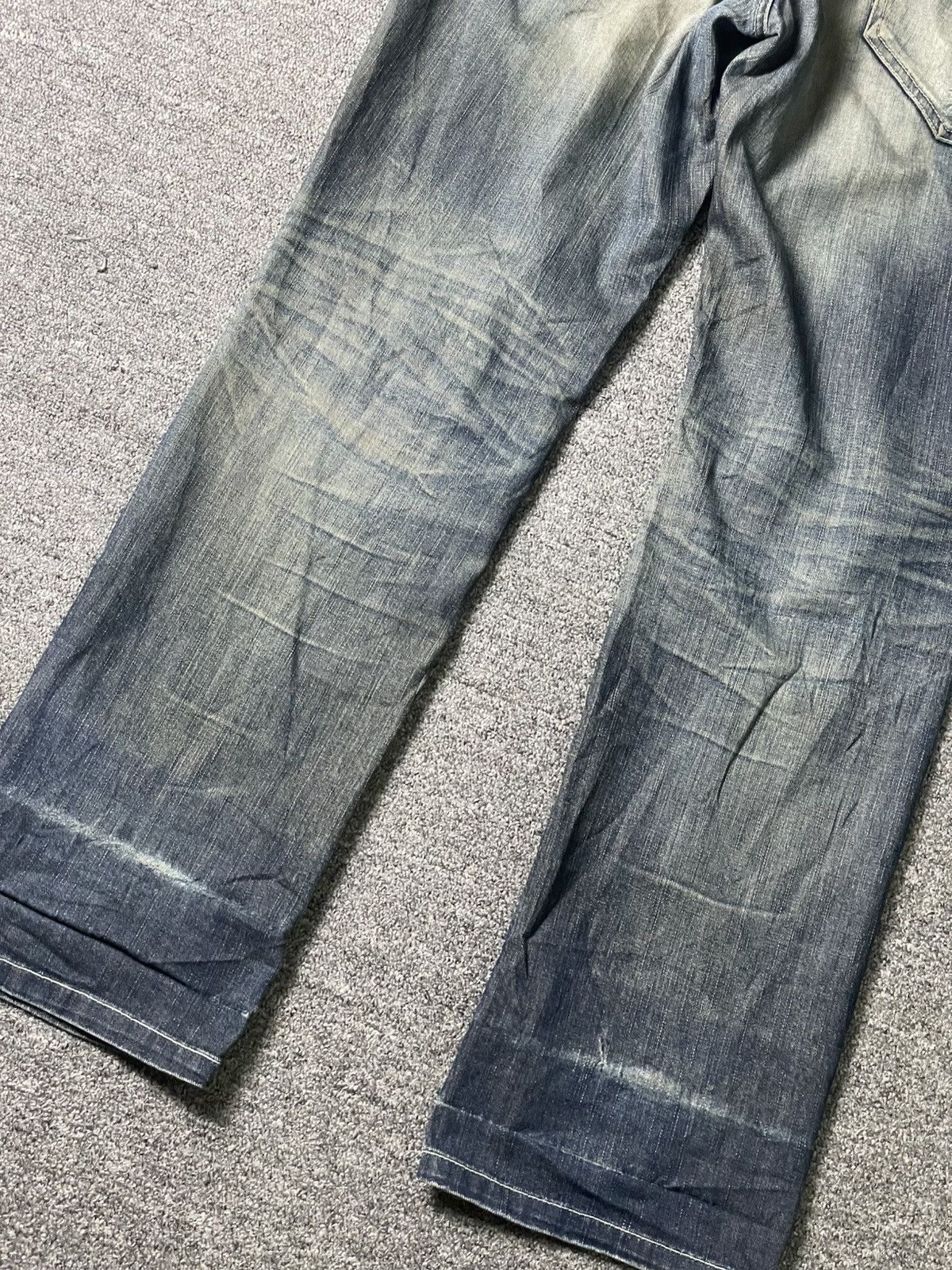 Hurley × Vintage HURLEY Men’s Fashion Distressed Denim Jeans (106) Size US 35 - 9 Thumbnail