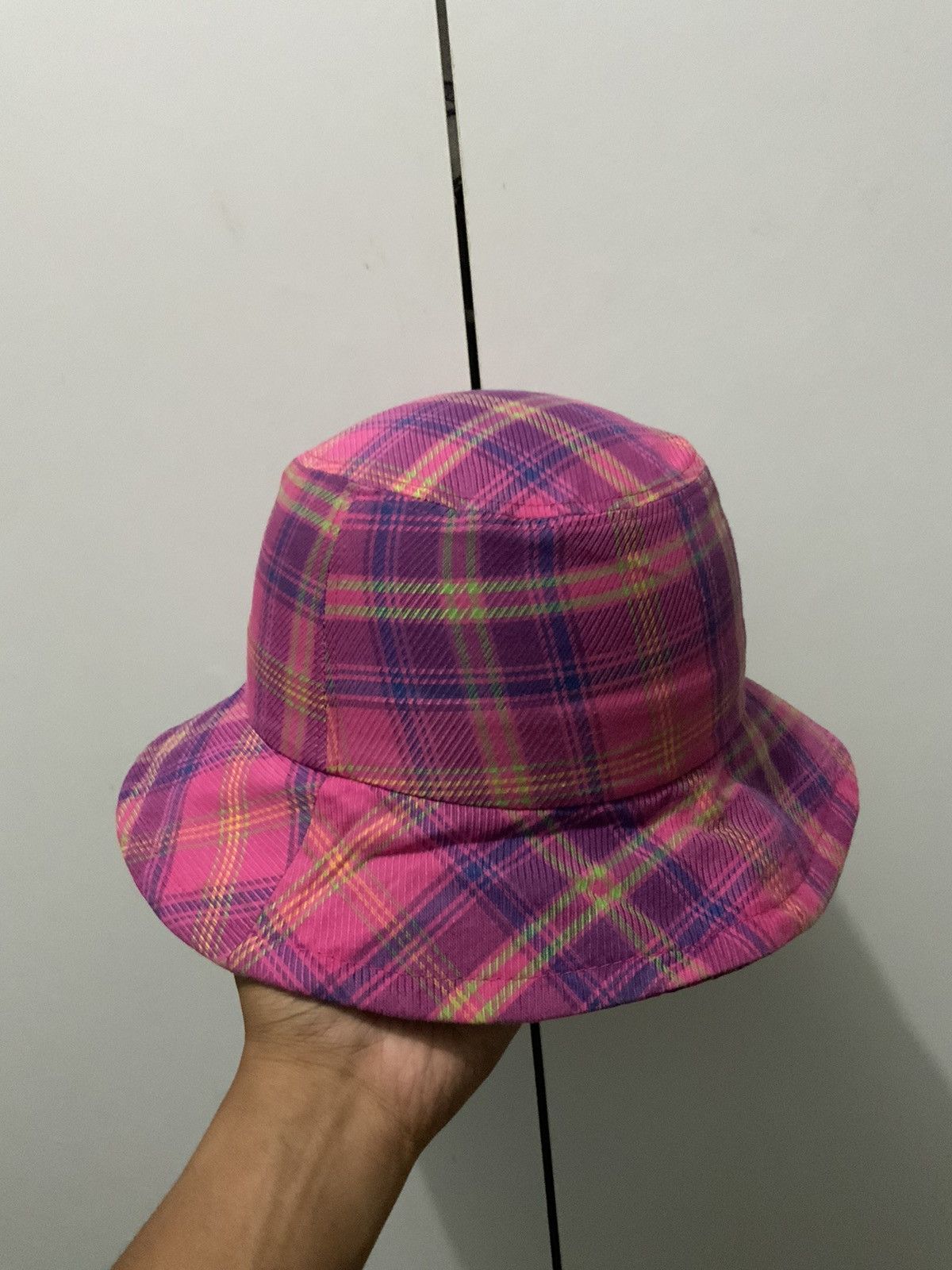 Japanese Brand Florida Keys Plaid Bucket Hat Size ONE SIZE - 1 Thumbnail