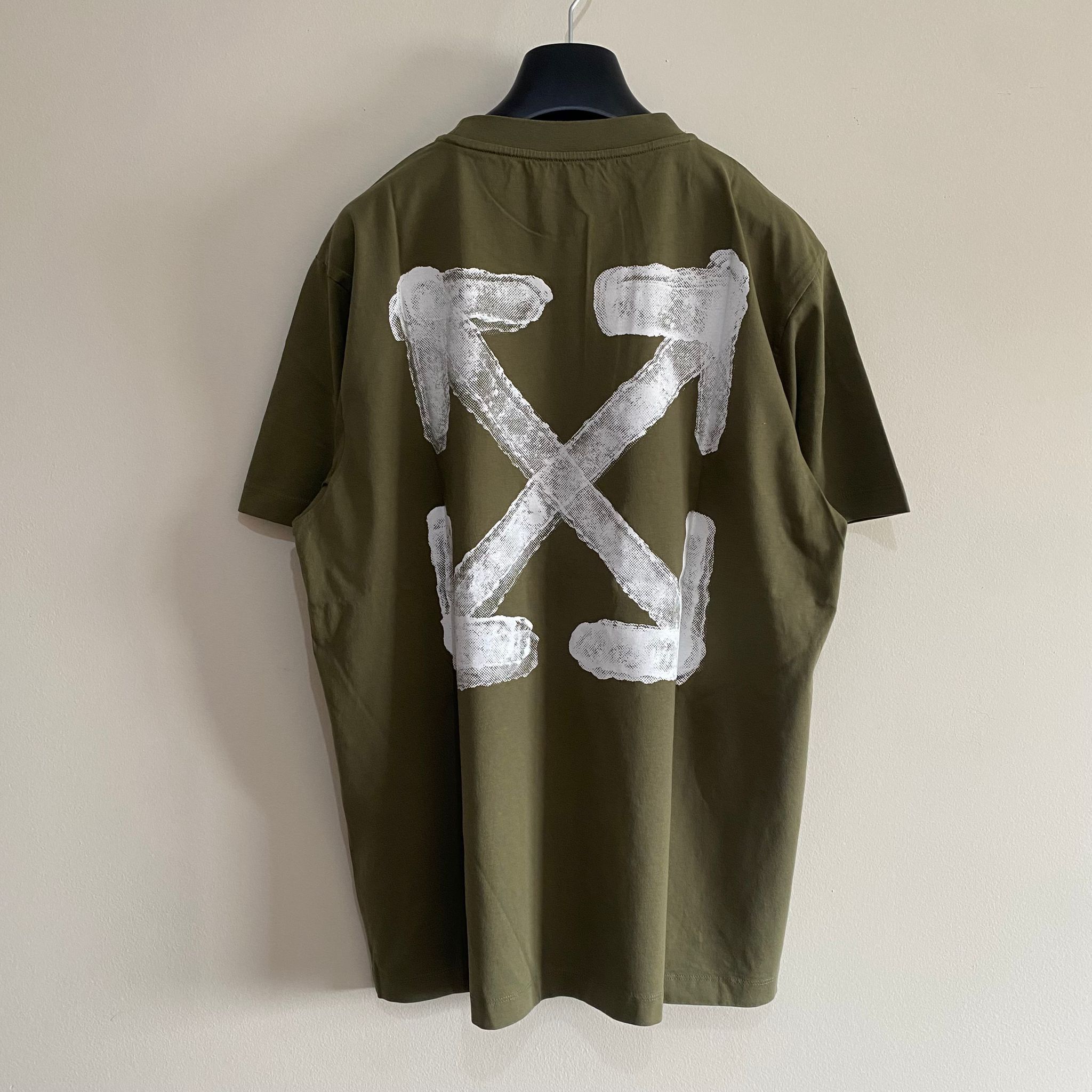Givenchy Khaki Spray Arrows Logo T-Shirt Size US XL / EU 56 / 4 - 8 Thumbnail