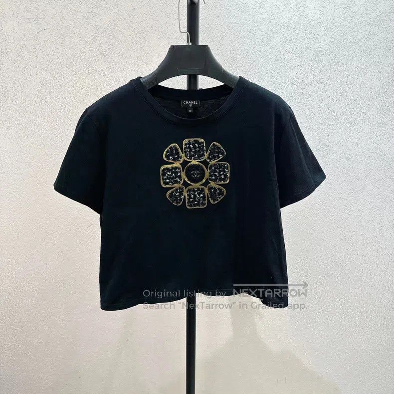 Chanel Chanel 20P short sleeves Size S / US 4 / IT 40 - 1 Thumbnail