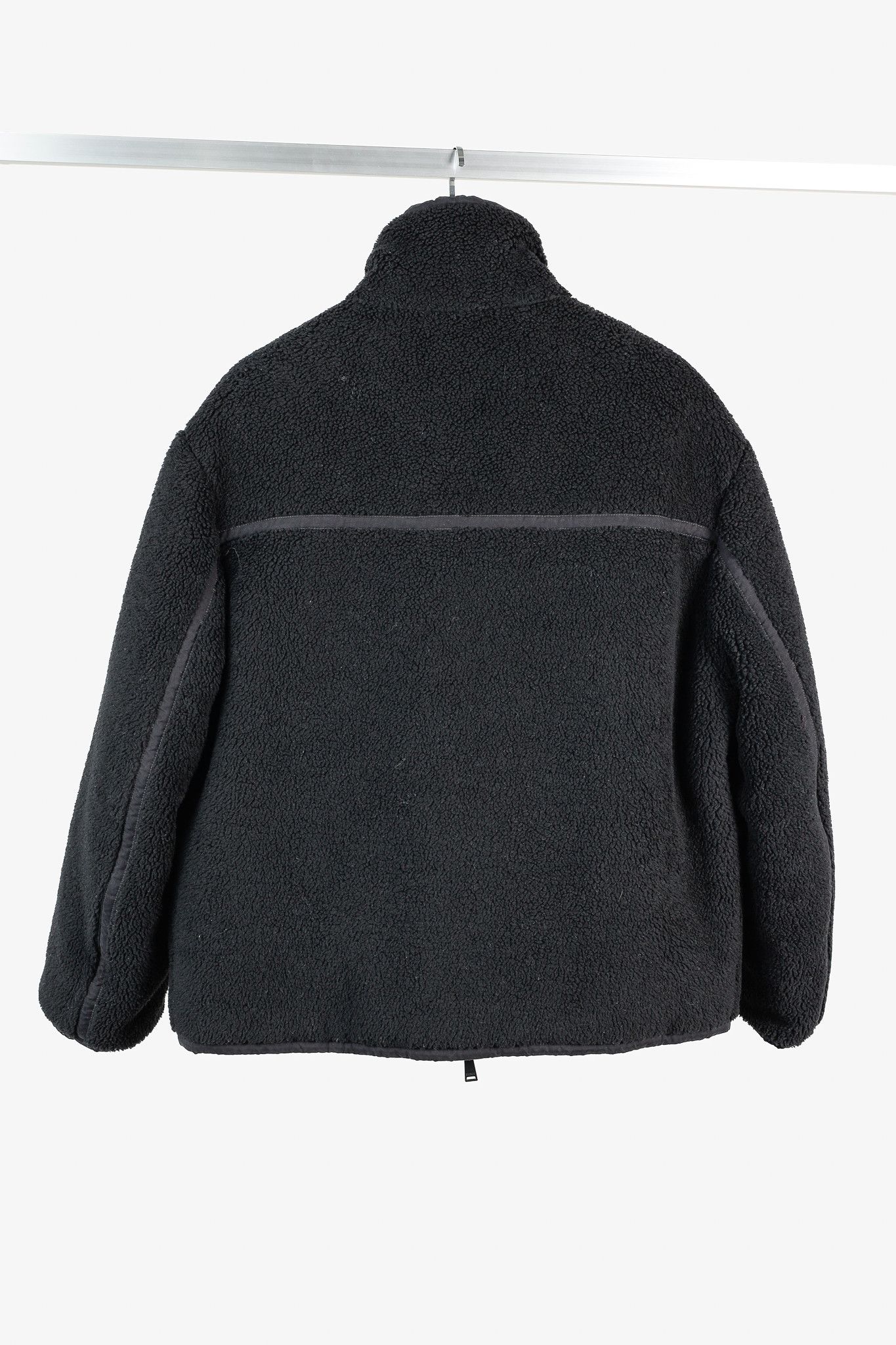 Fendi Fendi Reversible Black Wool Fleece & Brown Patchwork Jacket Size US S / EU 44-46 / 1 - 3 Thumbnail