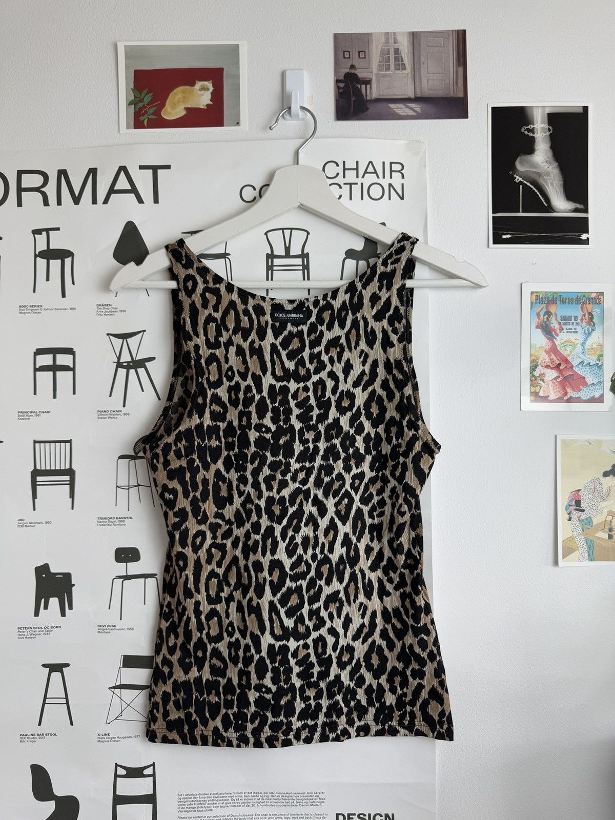 Dolce & Gabbana Vintage y2k Dolce & Gabbana leopard print tanktop coquette Size M / US 6-8 / IT 42-44 - 2 Thumbnail