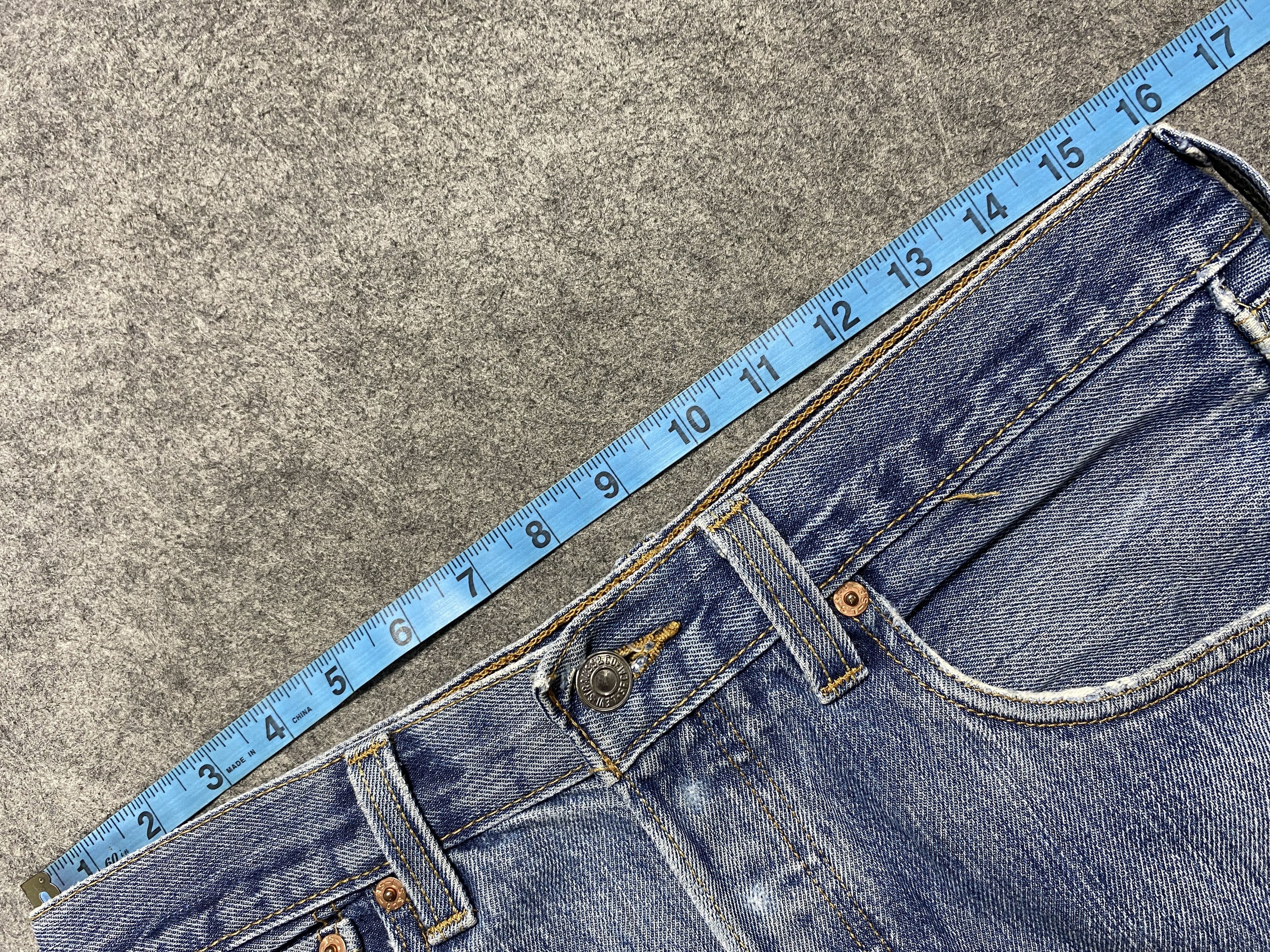Japanese Brand Distressed Blue Vintage Levi's 501 Jeans 32x33 Denim -JN2400 Size US 32 / EU 48 - 5 Thumbnail