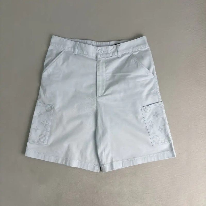 Louis Vuitton Louis Vuitton Light Blue Cotton Men's Shorts 0089 Size US 32 / EU 48 - 1 Thumbnail