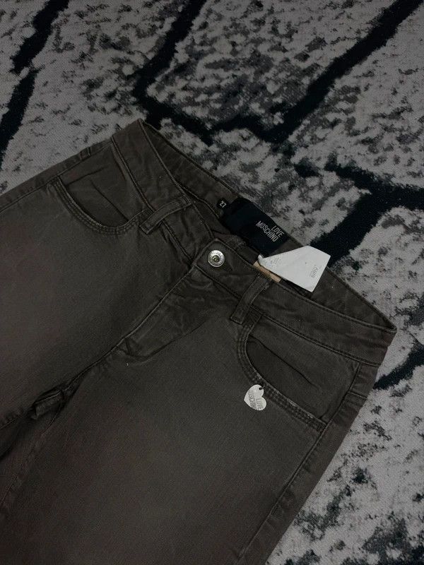 Moschino Moschino jeans brown logo 27 Size 27" / US 4 / IT 40 - 4 Thumbnail