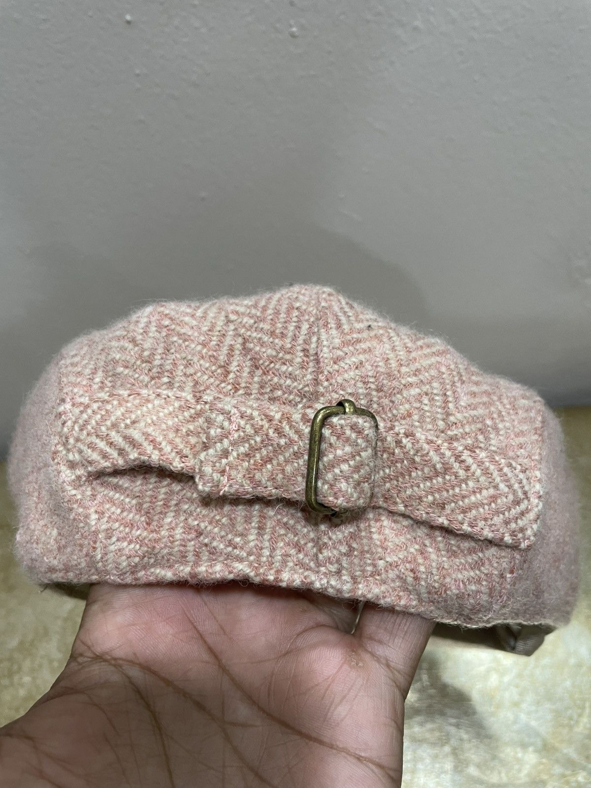 Polo Ralph Lauren Vintage 90’s Polo Ralph Lauren Herringbone Wool Flat Cap M Size ONE SIZE - 5 Thumbnail