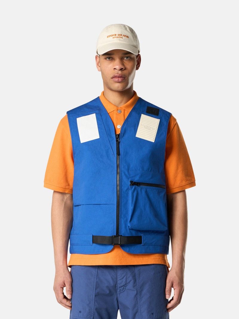 Stone Island Stone Island Marina Aluminium Tela Vest Size M Cotton New Size US M / EU 48-50 / 2 - 4 Thumbnail