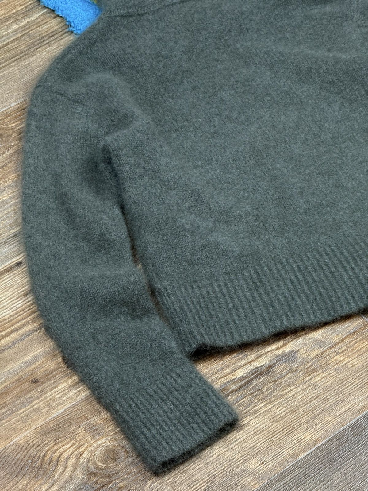 Lisa Yang Lisa Yang Cashmere Knitted Hooded Green Sweater Size M / US 6-8 / IT 42-44 - 15 Thumbnail