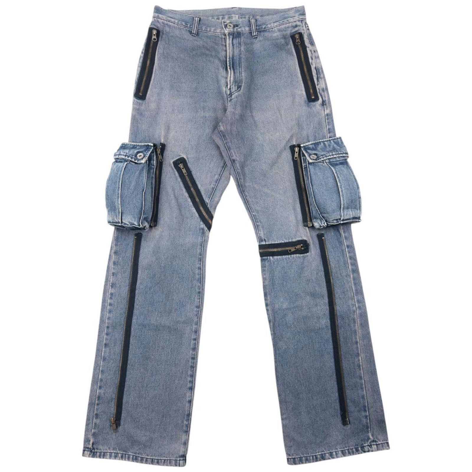 Other Vintage 2000s PPFM Convertible Zip Denim Jeans Size W32 Size US 34 / EU 50 - 2 Thumbnail