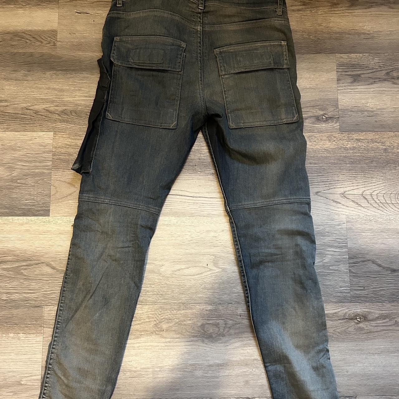 Rick Owens Drkshdw Rick Owens DRKSHDW Memphis Cut Jeans “Hustler” Size US 30 / EU 46 - 2 Thumbnail