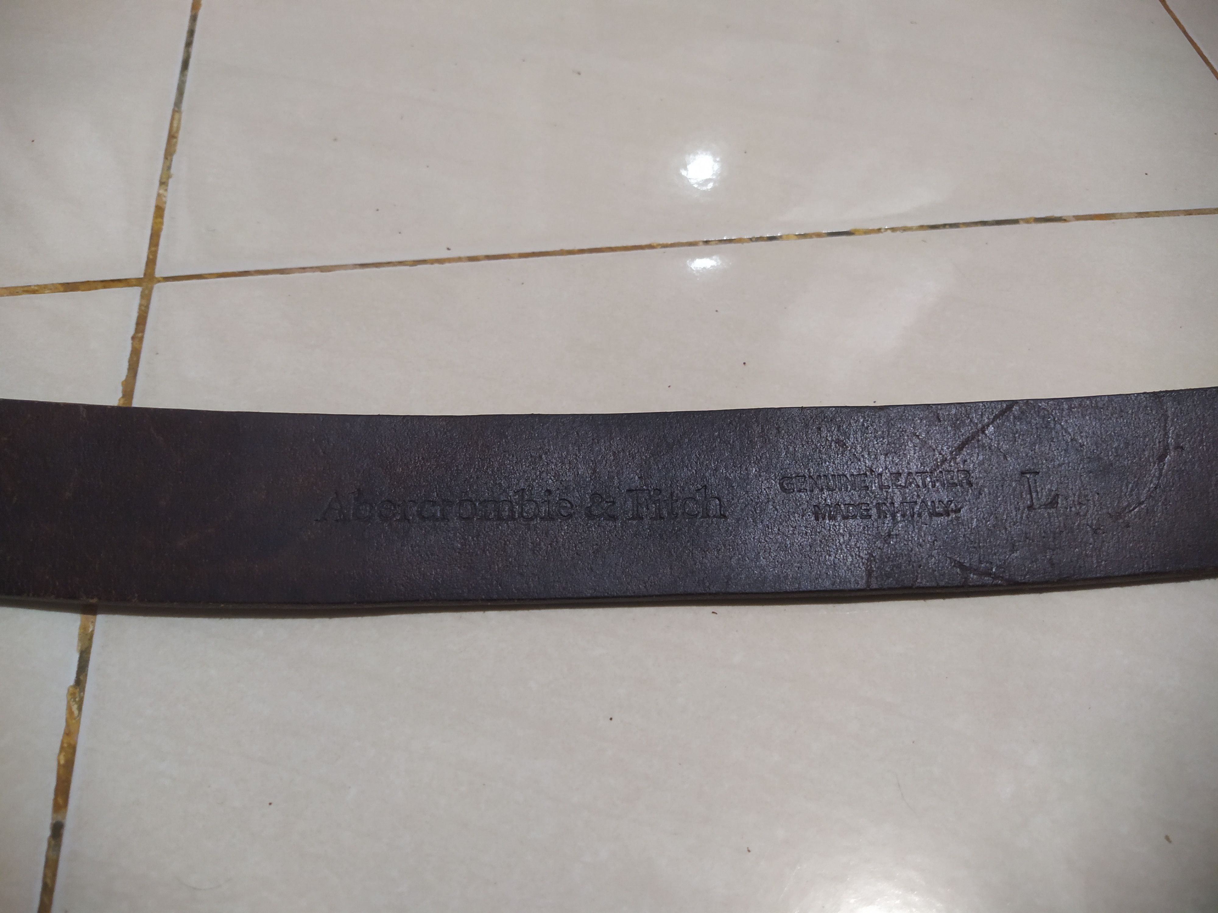 Vintage 💥Vintage 90's💥 Belt Abercrombie & Fitch leather Size ONE SIZE - 4 Thumbnail