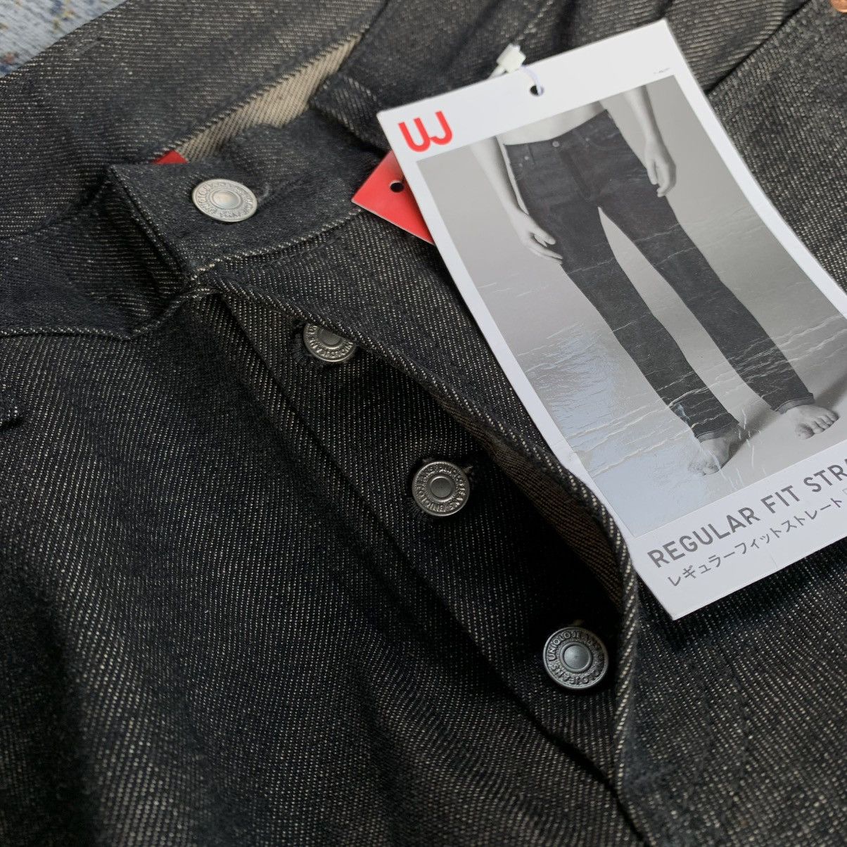 Japanese Brand × Uniqlo × Vintage Rare Vintage Uniqlo S002 Selvedge Regular Fit Straight Pant Size US 32 / EU 48 - 7 Thumbnail