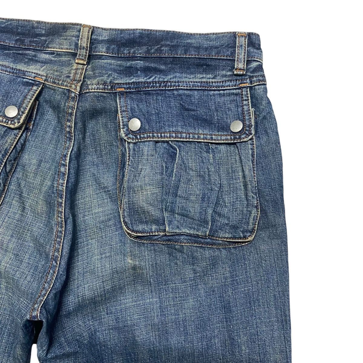 Vintage Vintage BIG JOHN Denim Cargo Pocket Jeans Size US 34 / EU 50 - 12 Thumbnail
