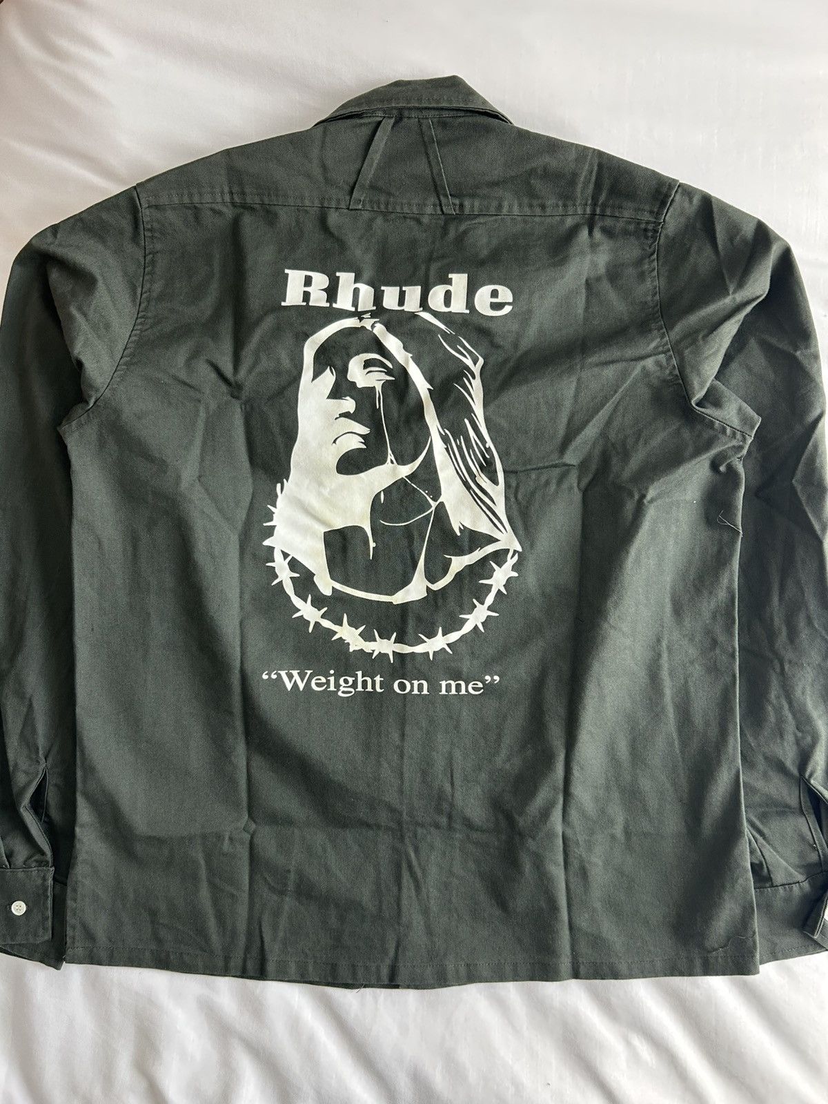 Rhude Rhude Weight on Me Double Breasted Button Up Size US M / EU 48-50 / 2 - 1 Thumbnail