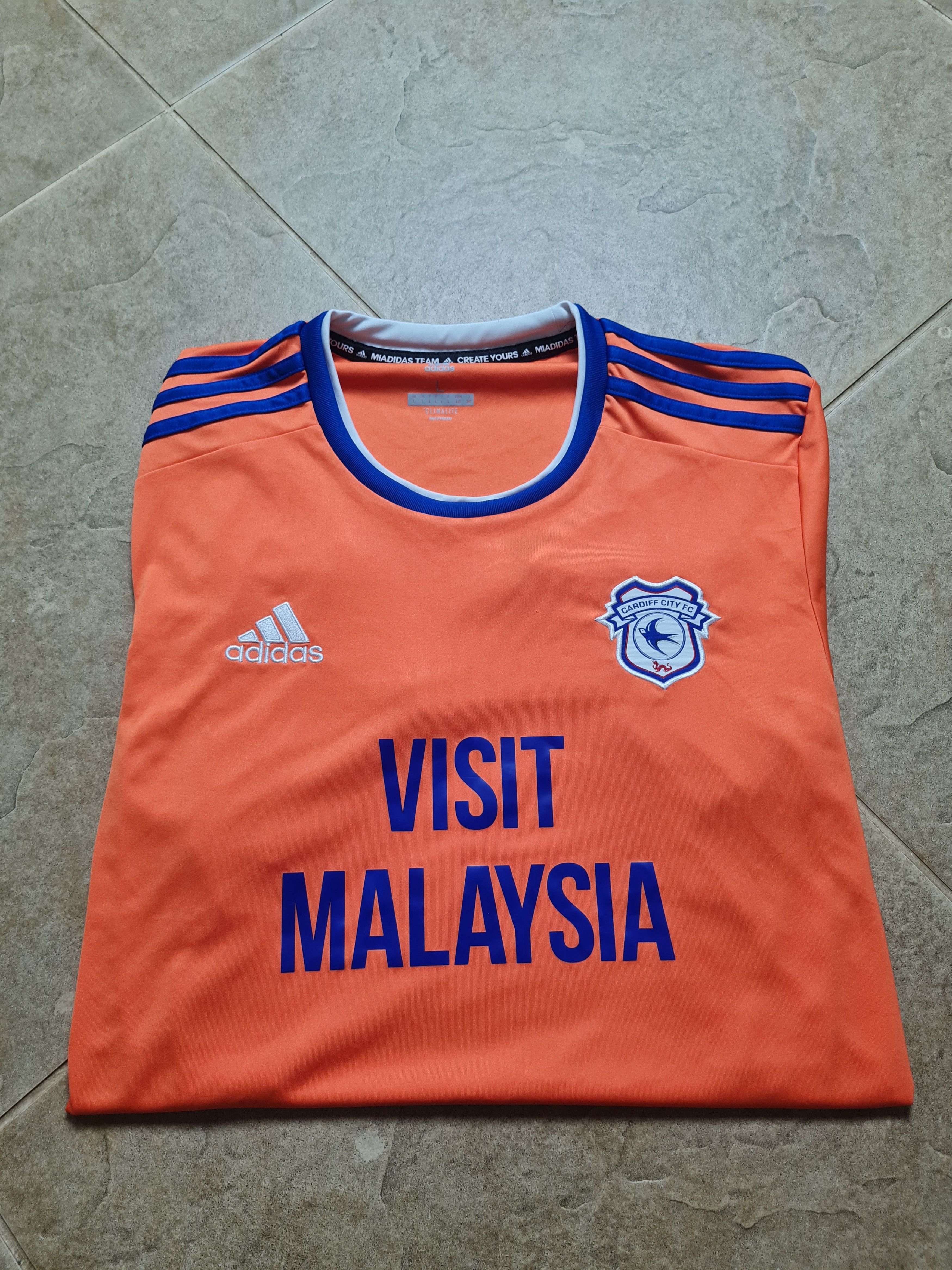 Adidas Jersey Soccer Adidas Cardiff City Football Shirt 2019/2020 L Size US L / EU 52-54 / 3 - 16 Thumbnail