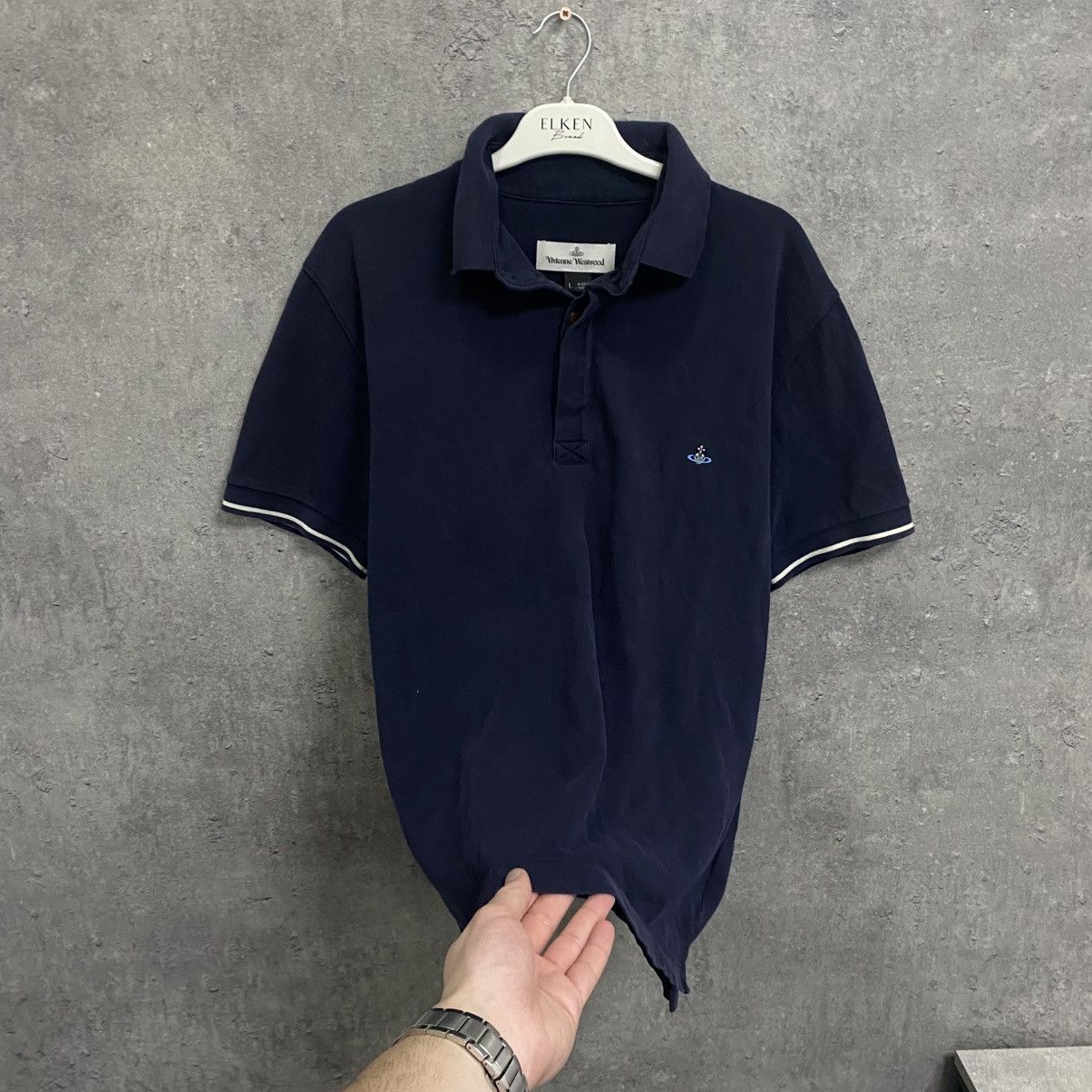 Vivienne Westwood Vivienne Westwood Polo T-Shirt Rare Retro Hype Y2K Size US L / EU 52-54 / 3 - 2 Thumbnail