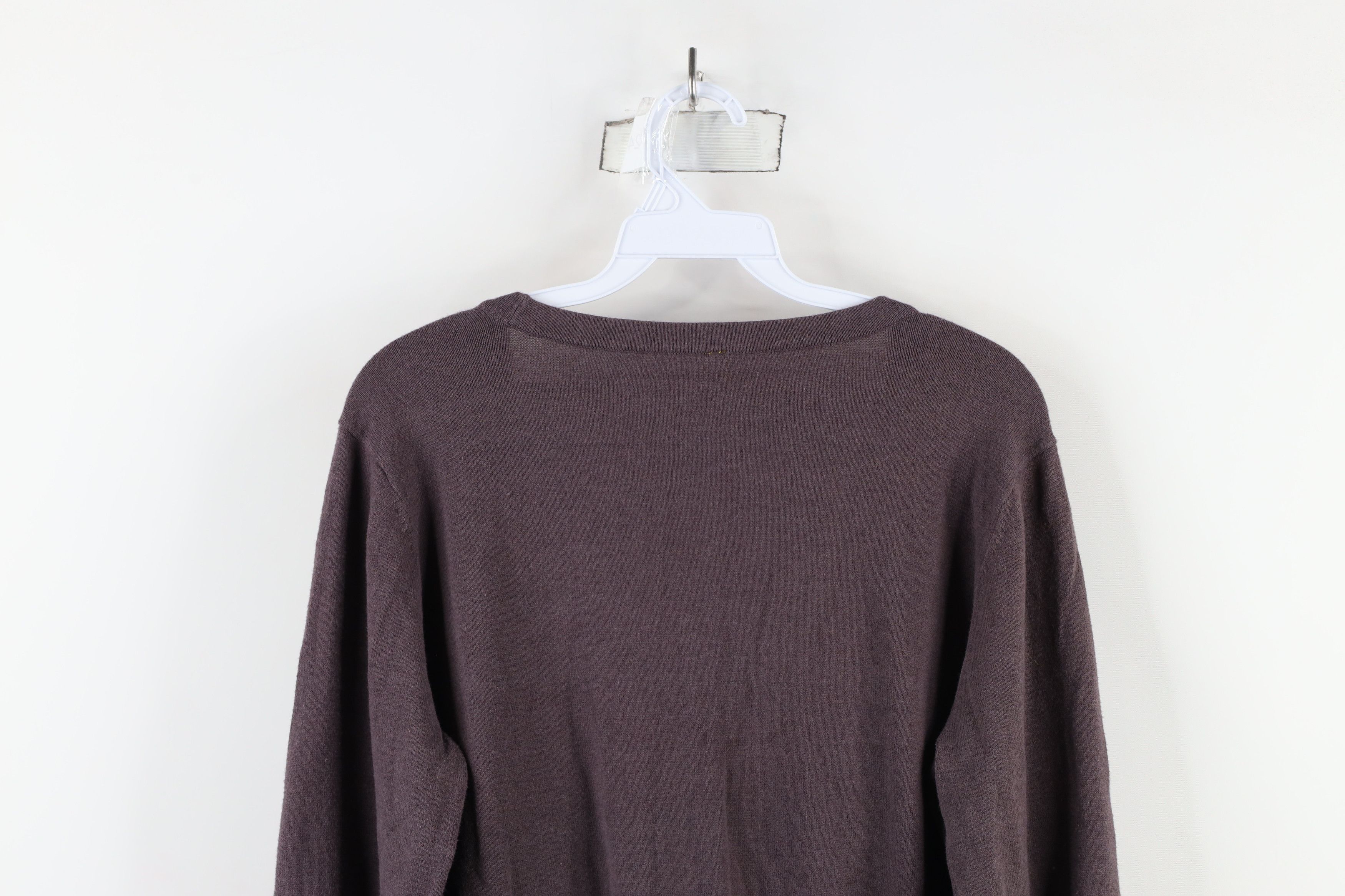 Vintage Y2K Lole Blend Knit Roll Sleeve Babydoll Sweater Purple Size XL / US 12-14 / IT 48-50 - 15 Thumbnail