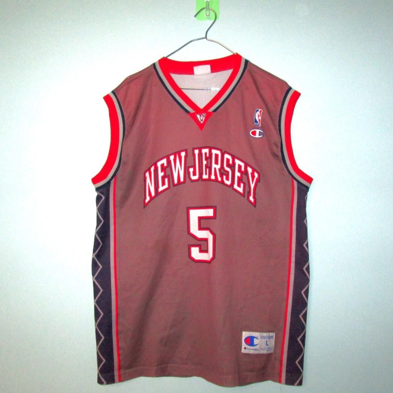 Champion New Jersey USA 90s Jersey Shirt basketball Size US L / EU 52-54 / 3 - 1 Thumbnail