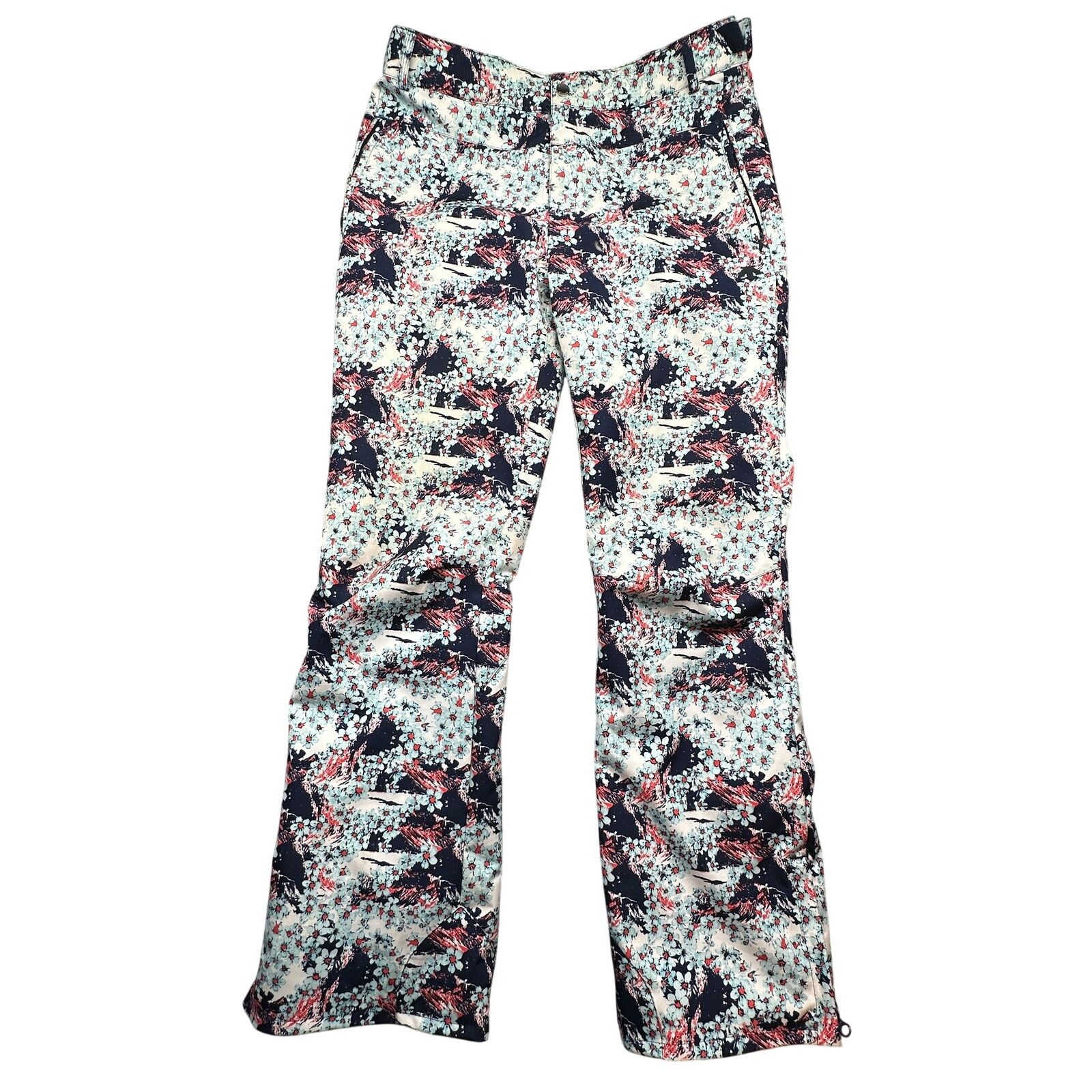 Descente Descente Norah Ski Snowboard Pants Womens 10 Floral 34x31 Size 32" / US 10 / IT 46 - 2 Thumbnail