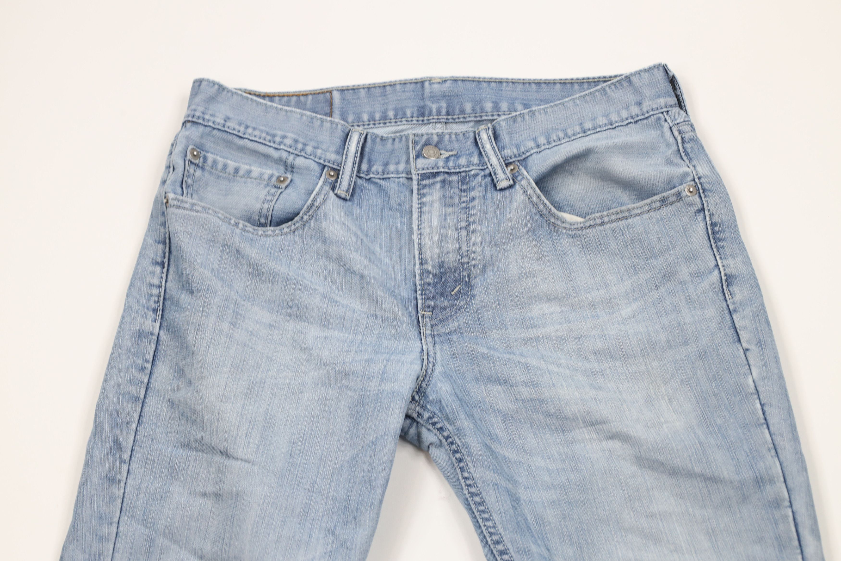 Levi's Vintage Y2K Levis 511 Slim Fit Denim Jeans Blue Stretch Size US 31 - 2 Thumbnail