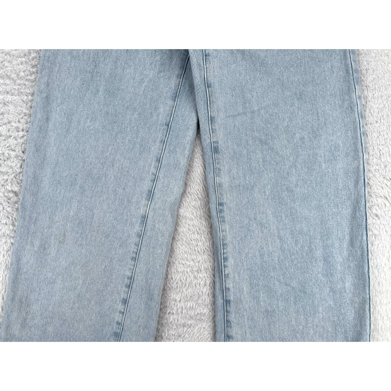 Vintage Vintage Edikted Women’s Wide Leg Jeans 26 Blue Denim High Rise Cotton Blend, 29 Inch Inseam Size 26" / US 2 / IT 38 - 3 Thumbnail