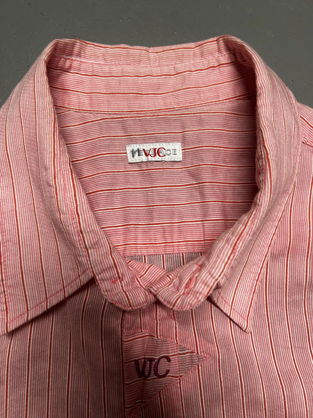 Fashion Victim Stylish Striped Short Sleeve Shirt Size US M / EU 48-50 / 2 - 2 Thumbnail