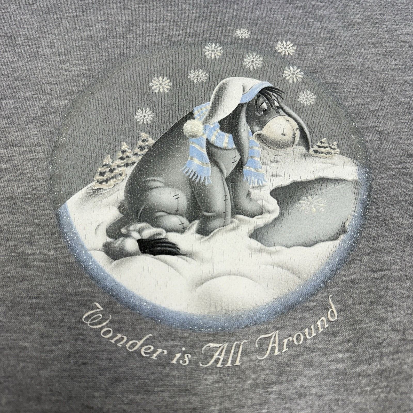 Disney Vintage Disney Eeyore Sweatshirt Adult Medium 21.5x27 Gray Size US M / EU 48-50 / 2 - 6 Thumbnail