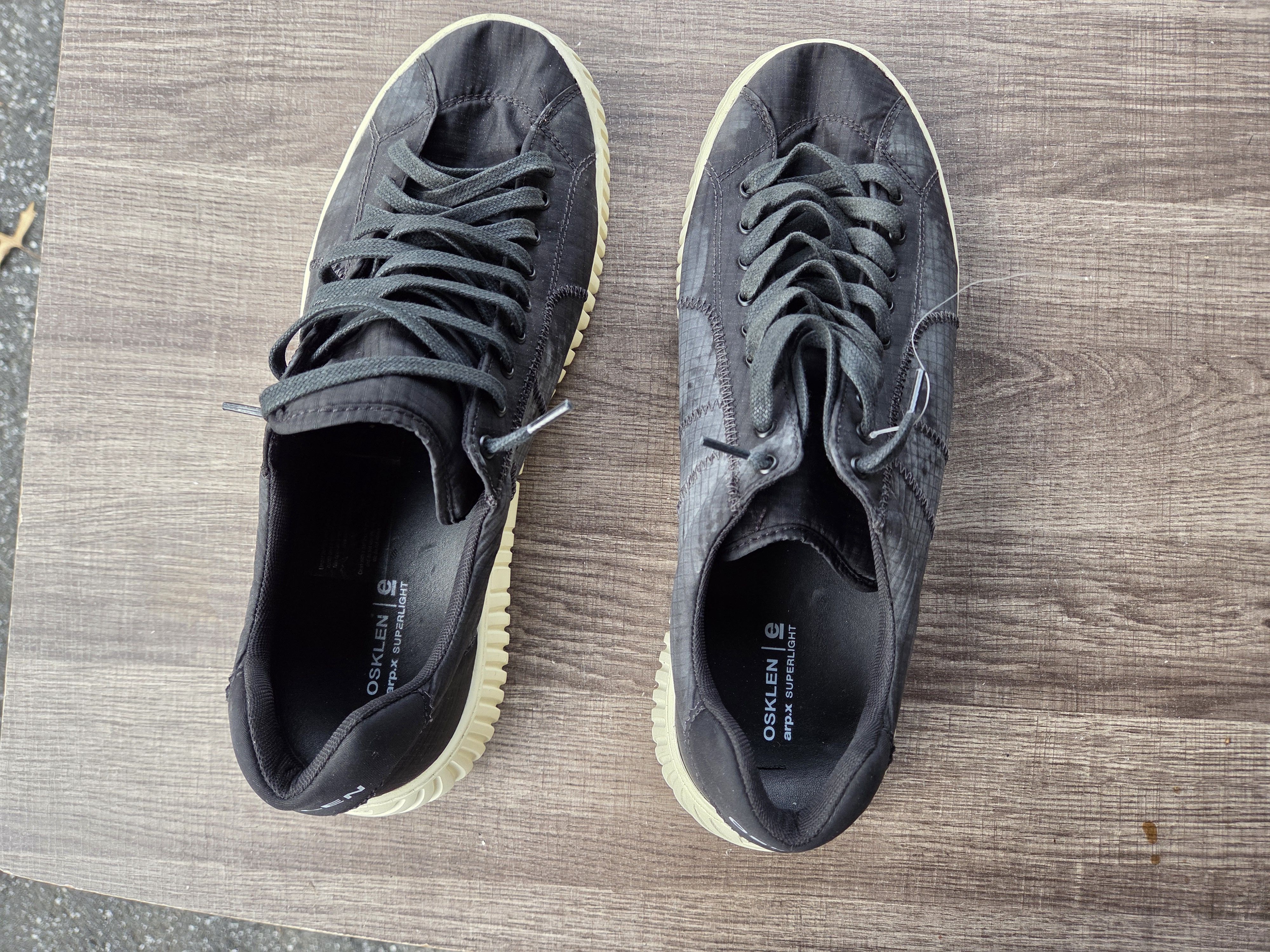 Osklen Arpx Riva Superlight Sneakers Black White Size US 12 / EU 45 - 5 Thumbnail