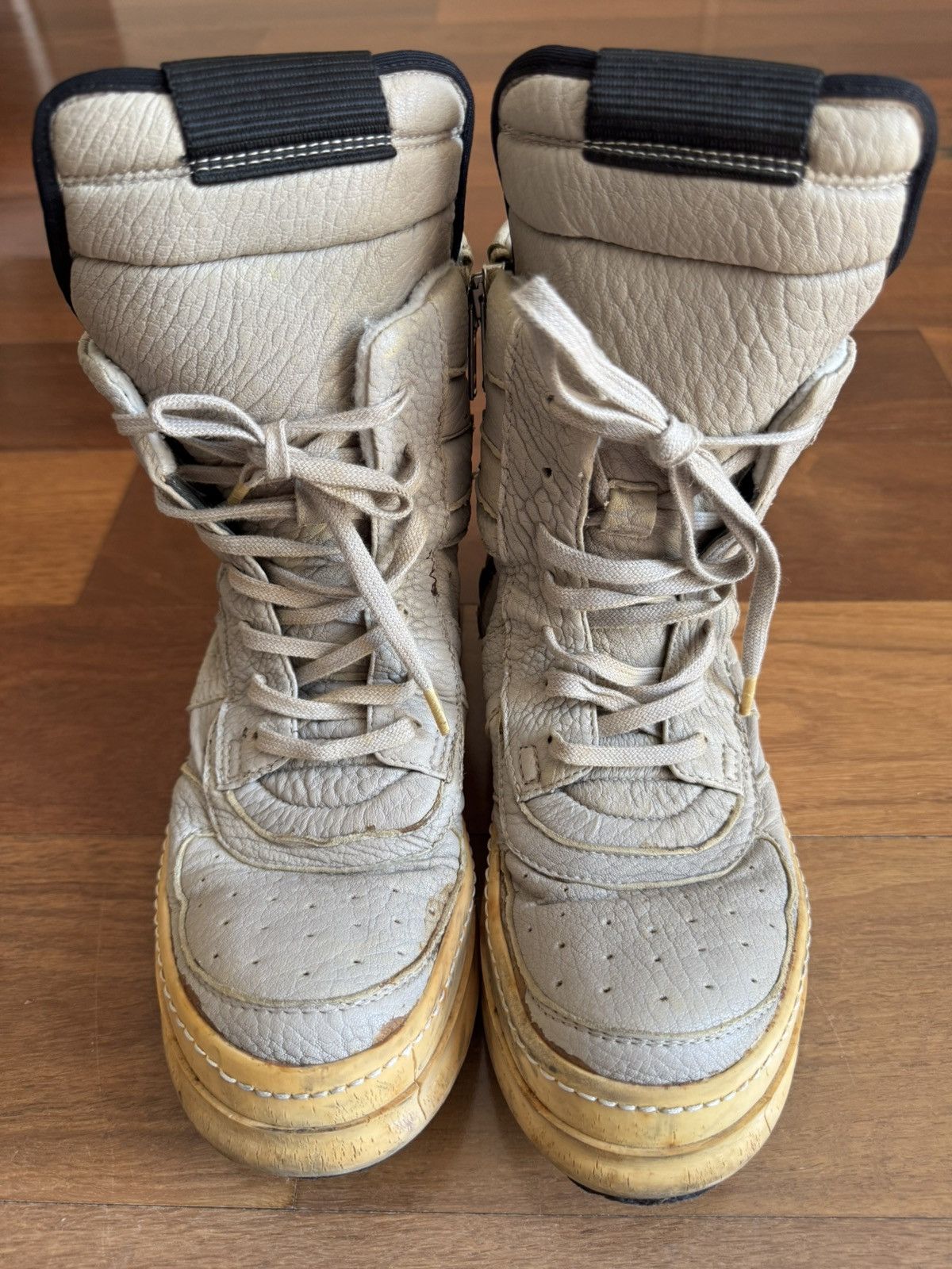 Rick Owens Rick Owens FW06 “Dustulator” Grey Pigskin Dunks Size US 9.5 / EU 42-43 - 4 Thumbnail