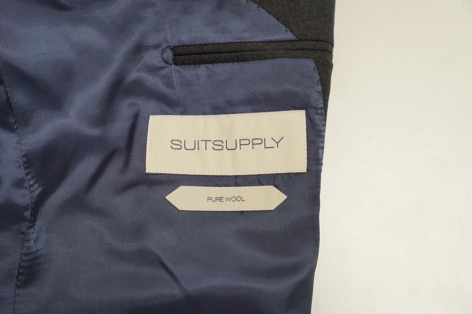 Suitsupply Men Suitsupply Blazer Napoli Charcoal Grey REDA Wool UK/US42 Size 42R - 5 Thumbnail
