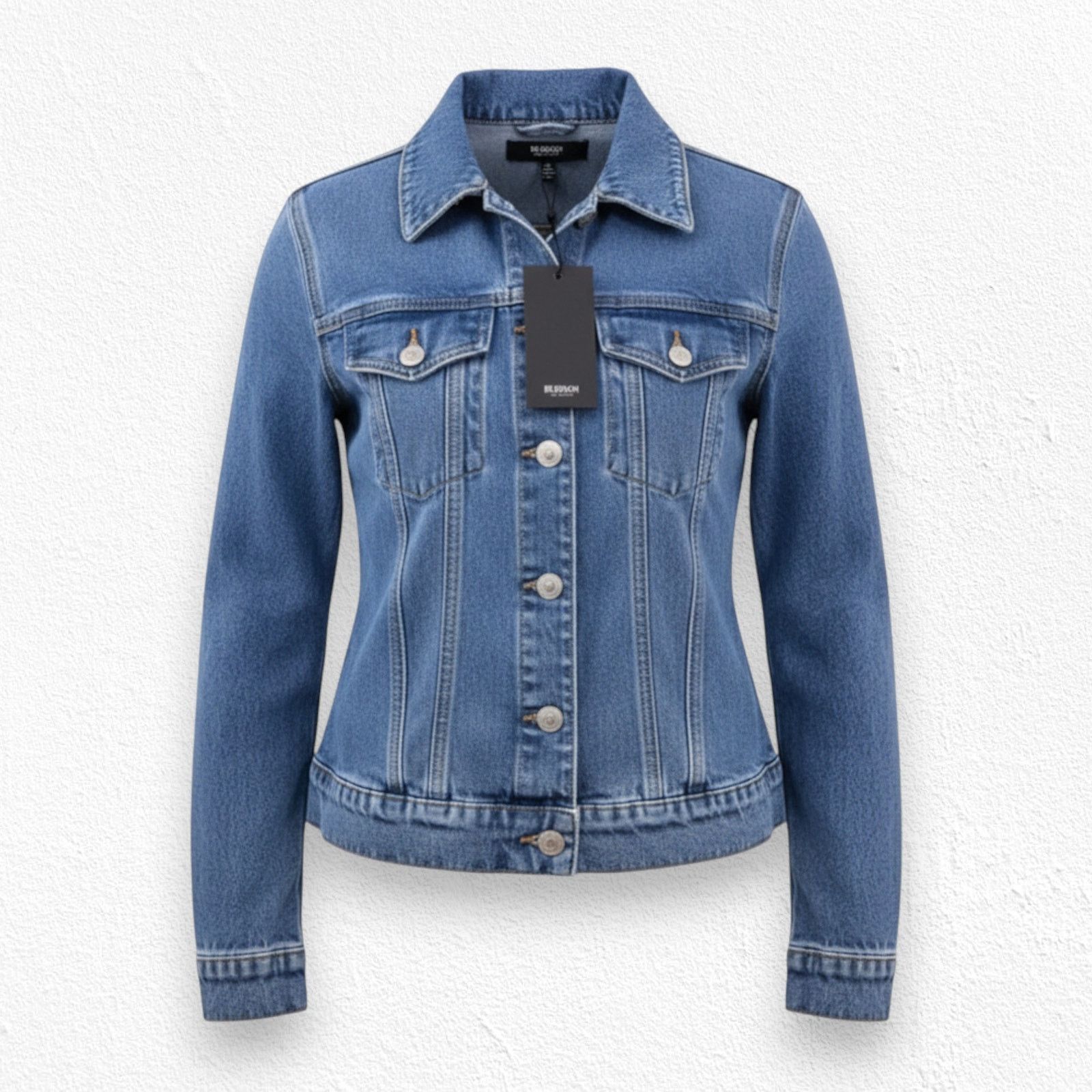 Hudson Hudson Slim Fit Denim Trucker Jacket S/M Size S / US 4 / IT 40 - 1 Thumbnail