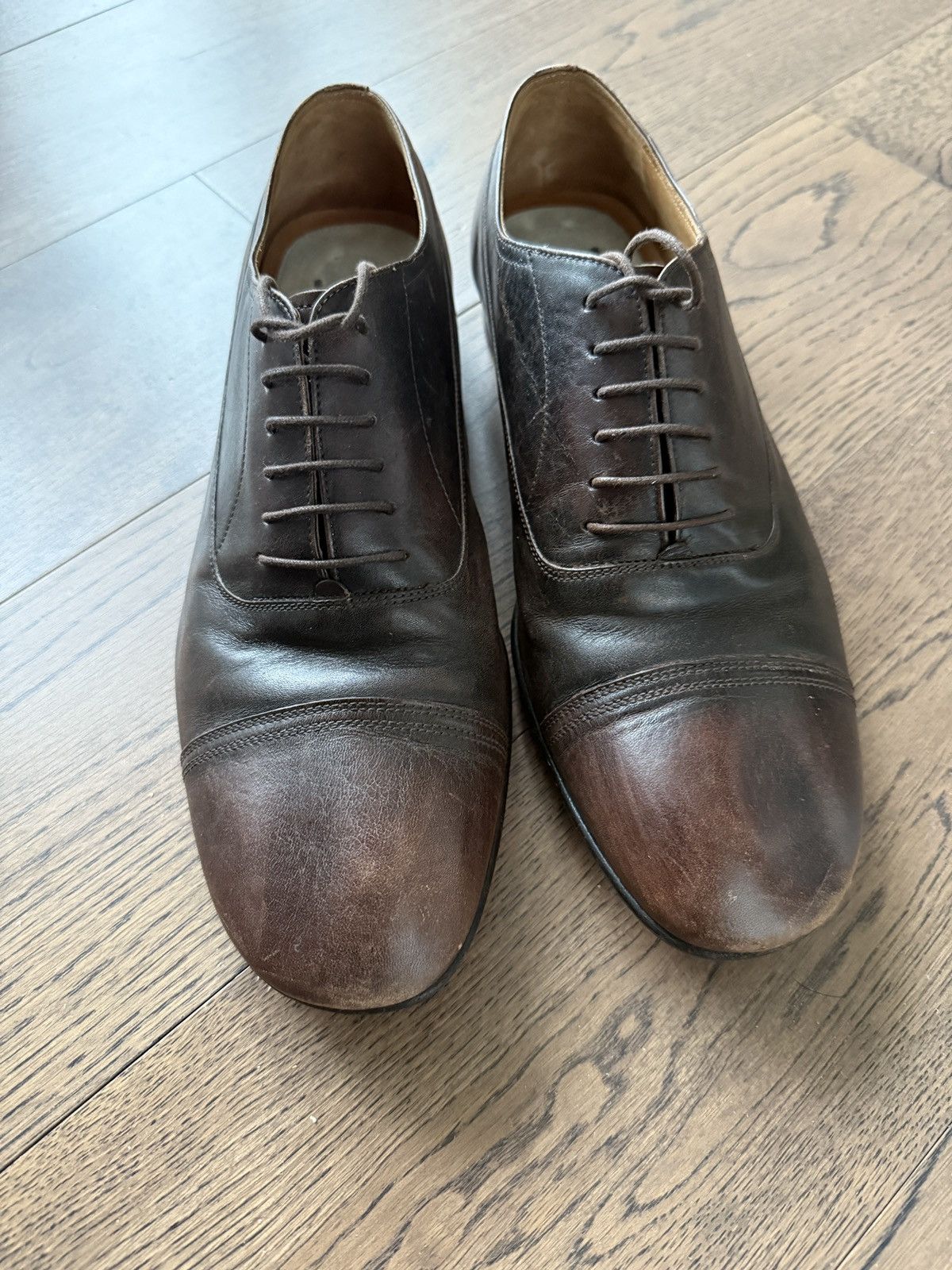 Early Maison Martin Margiela line 22 Brown Oxford Shoes Eu41