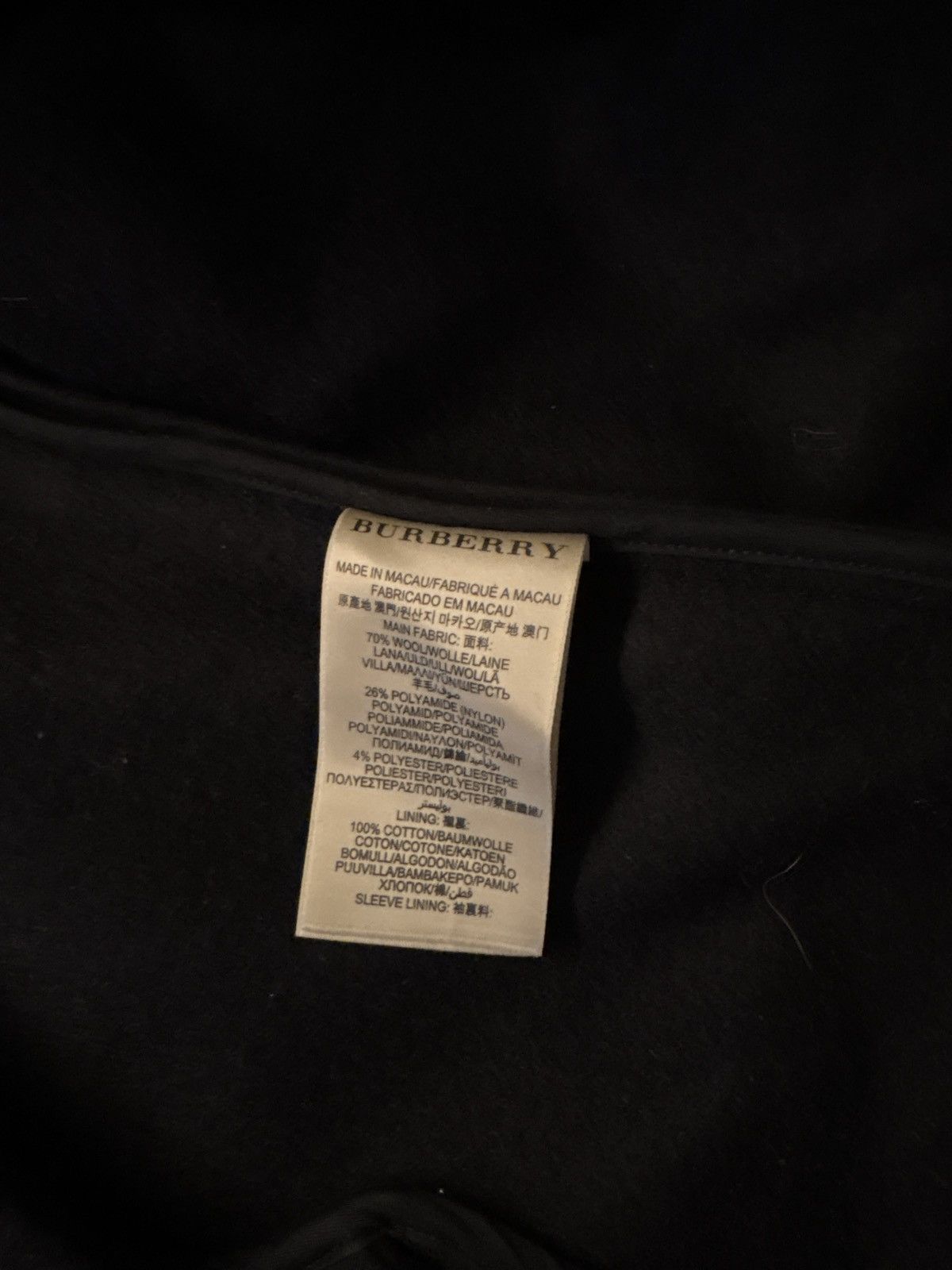 Burberry Vintage Burberry peacoat Size L / US 10 / IT 46 - 3 Thumbnail