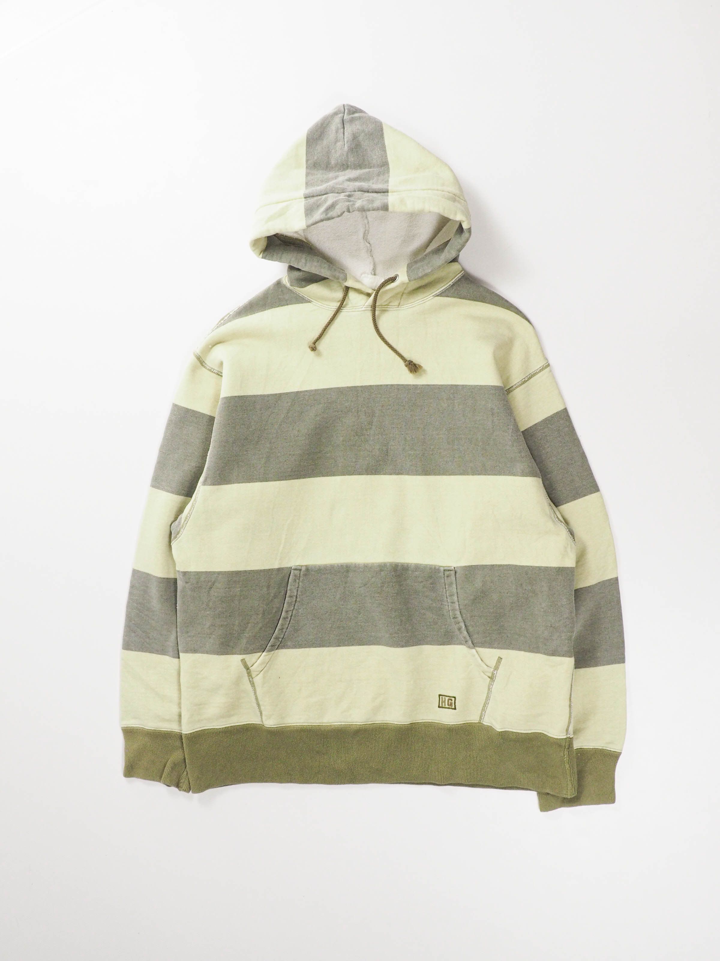 Hysteric Glamour Hysteric Glamour Border Stripe Hoodie M-L" Size US M / EU 48-50 / 2 - 1 Thumbnail