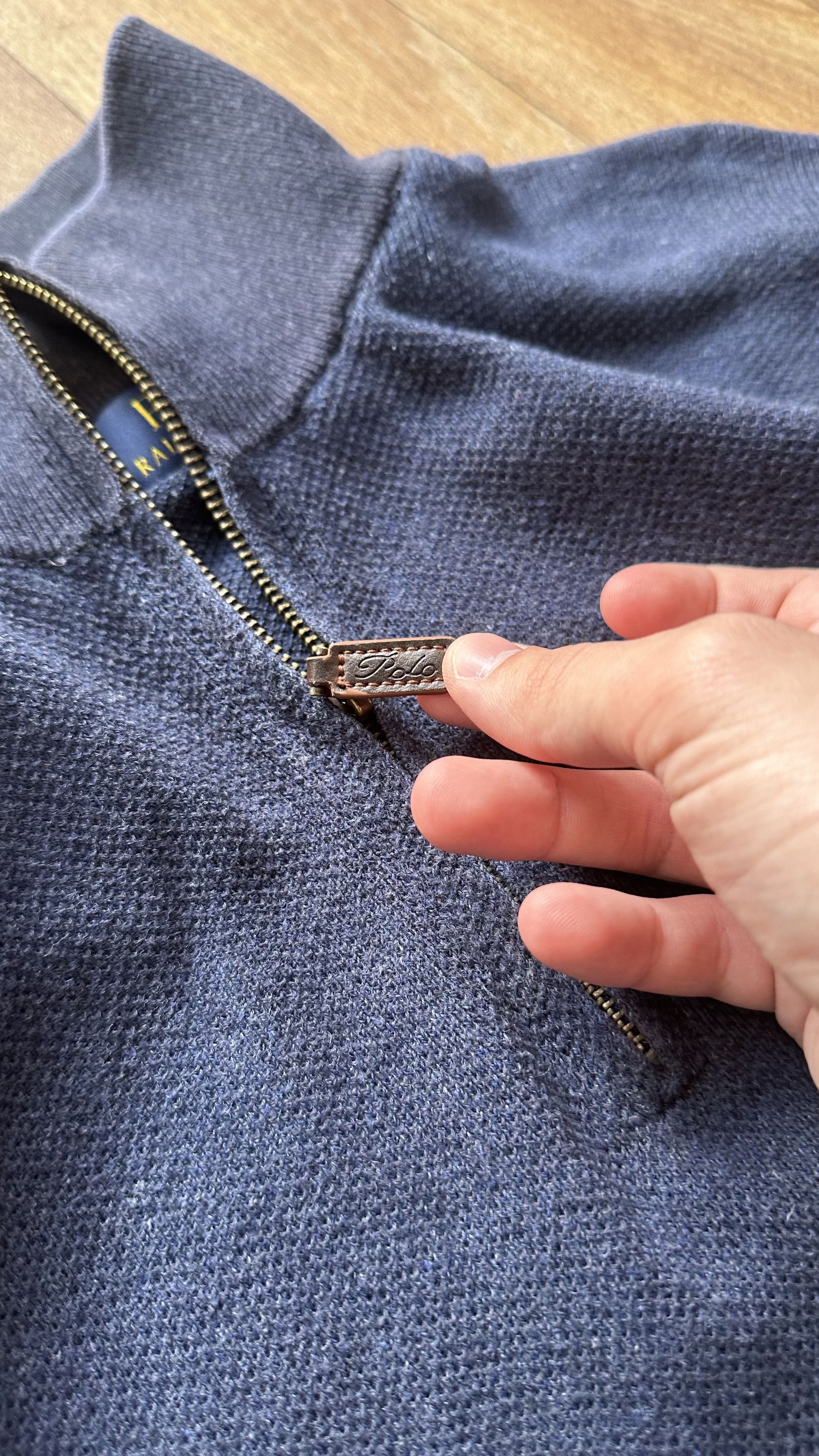 Polo Ralph Lauren × Vintage Vintage Polo Ralph Lauren 1/3 zip sweater oldmoney Size US M / EU 48-50 / 2 - 3 Thumbnail