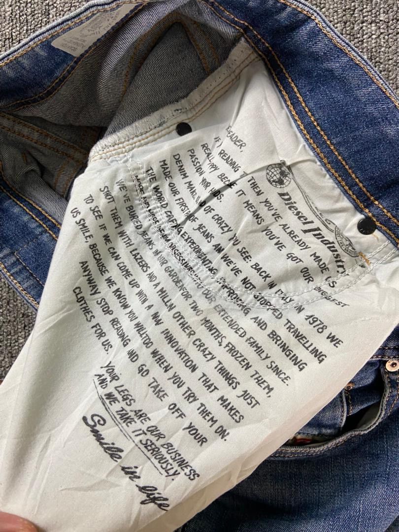 Diesel Diesel Industry Denim Division Sleenker Jeans (197) Size US 29 - 6 Thumbnail
