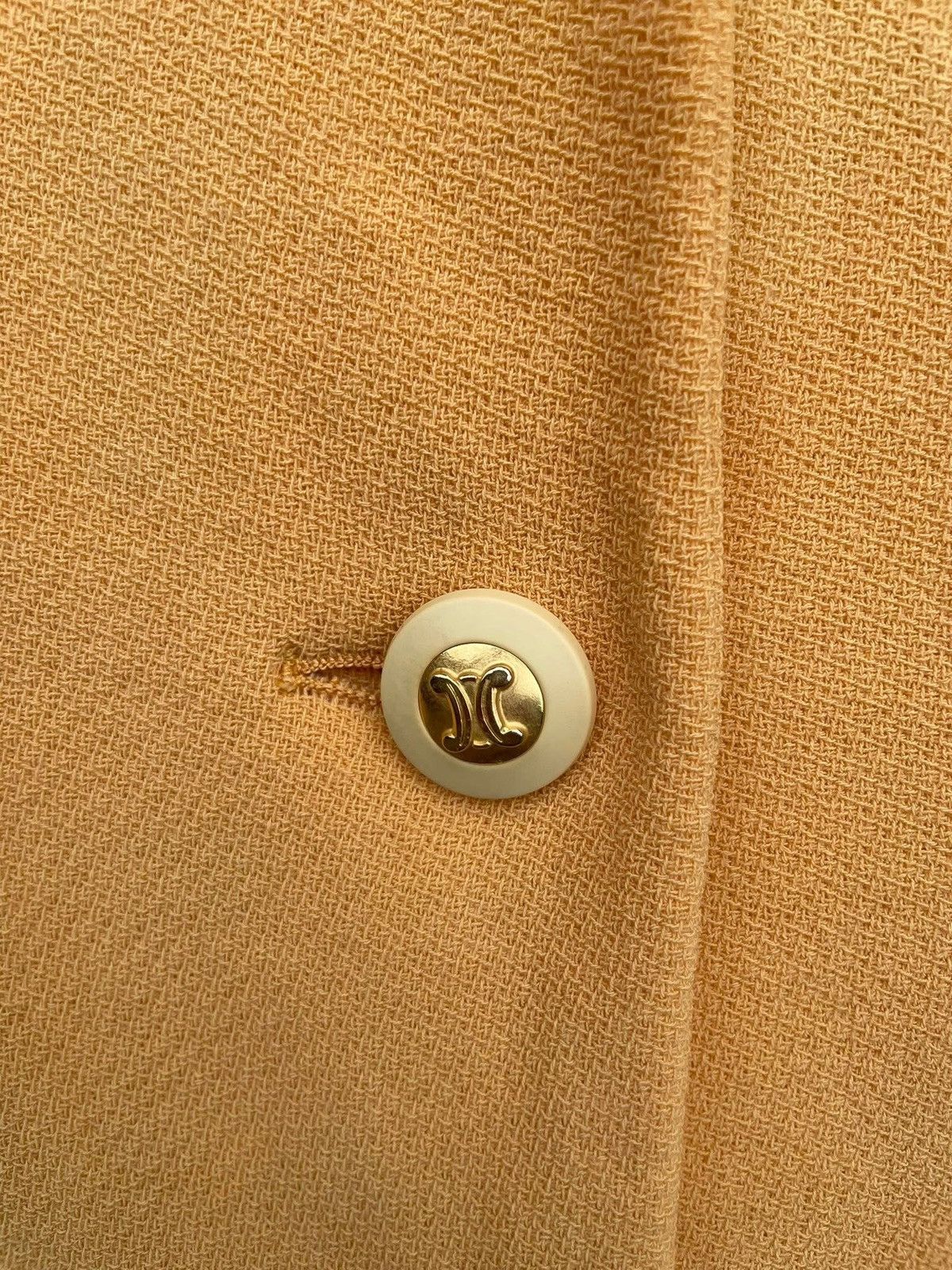 Celine RARE🔥 Celine Wool Jacket Button Closure 100% Silk Jacket Size US M / EU 48-50 / 2 - 16 Thumbnail